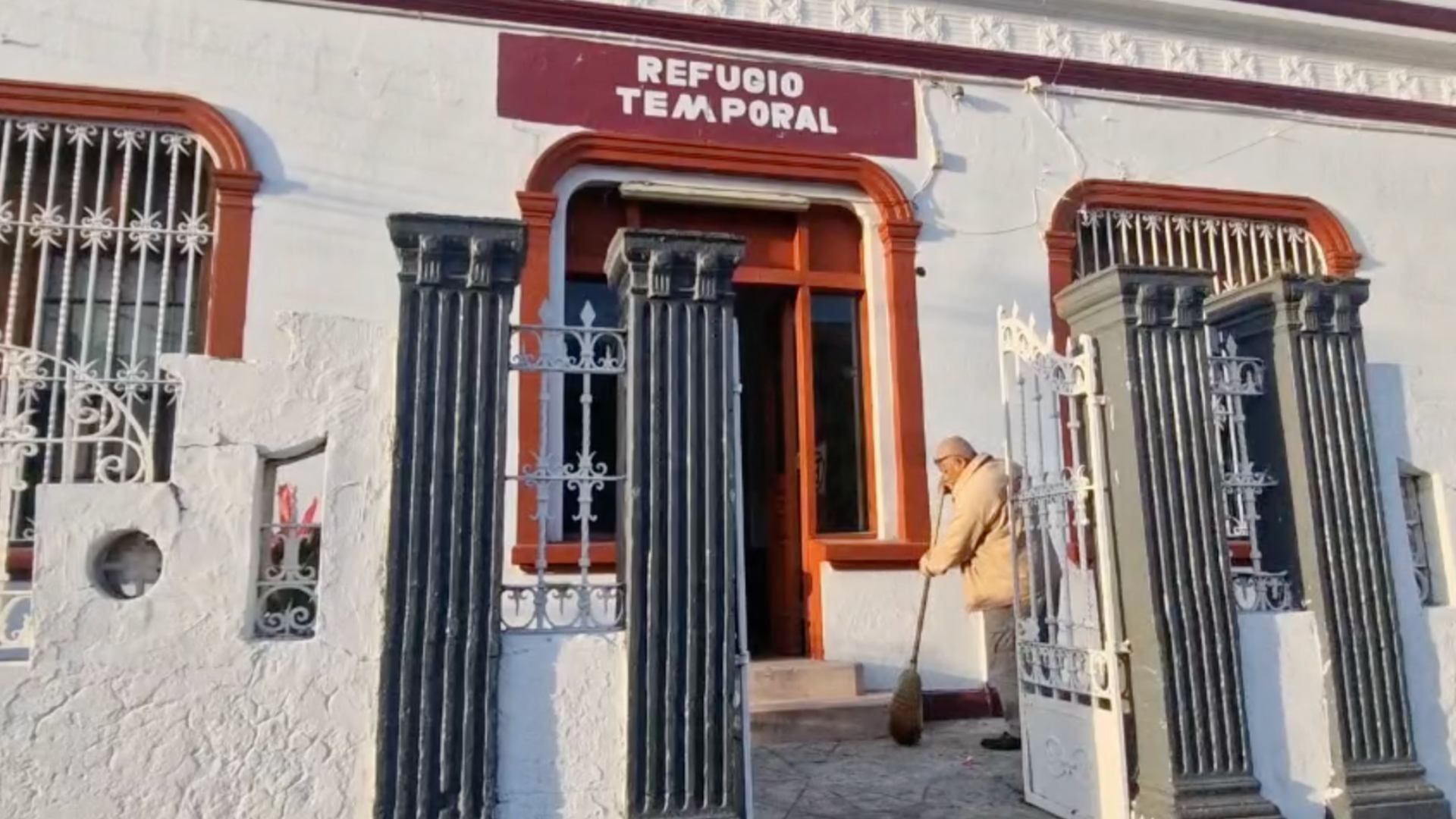 Refugio temporal en la ciudad de Tampico