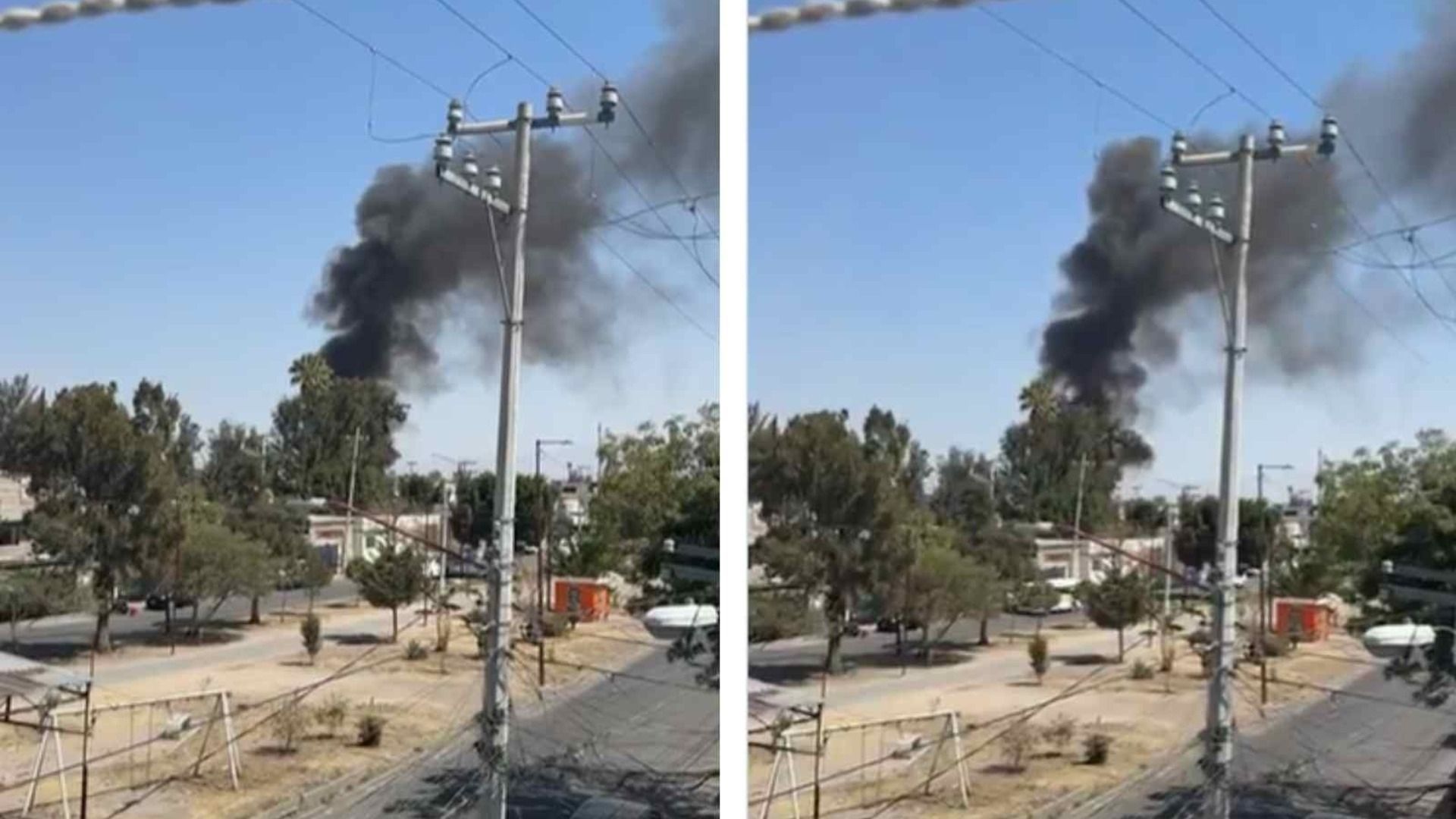 Se movilizan cuerpos de emergencia para controlar incendio en Ecatepec.