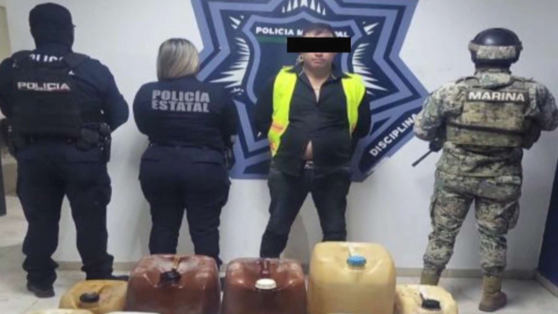 Sujeto Detenido al Intentar Robar Diésel y Amenazar a Empleado de Gasolinera en Ciudad Obregón