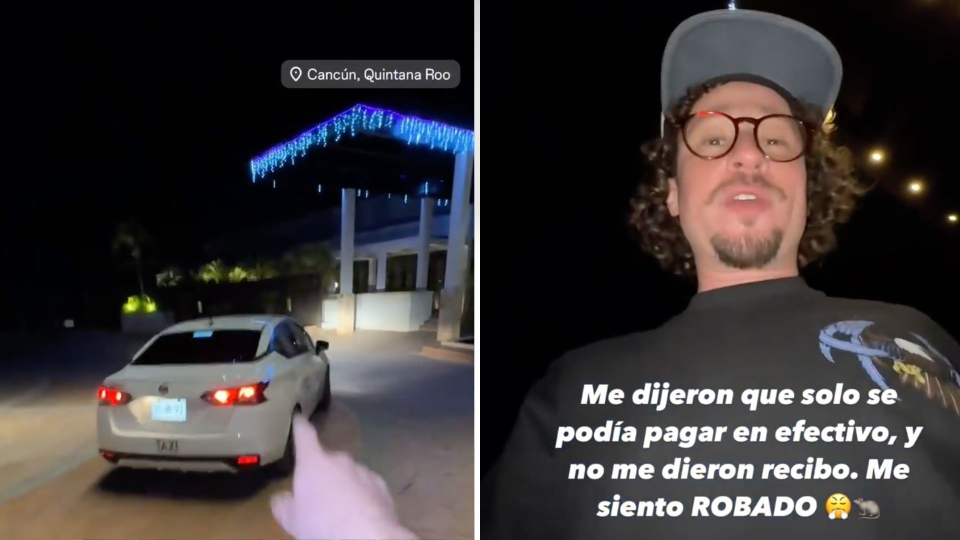 Luisito Comunica Denuncia Cobro Excesivo de Taxi en Cancún; $2,000 Pesos por Viaje de 20 Minutos | Imagen: Luisito Comunica