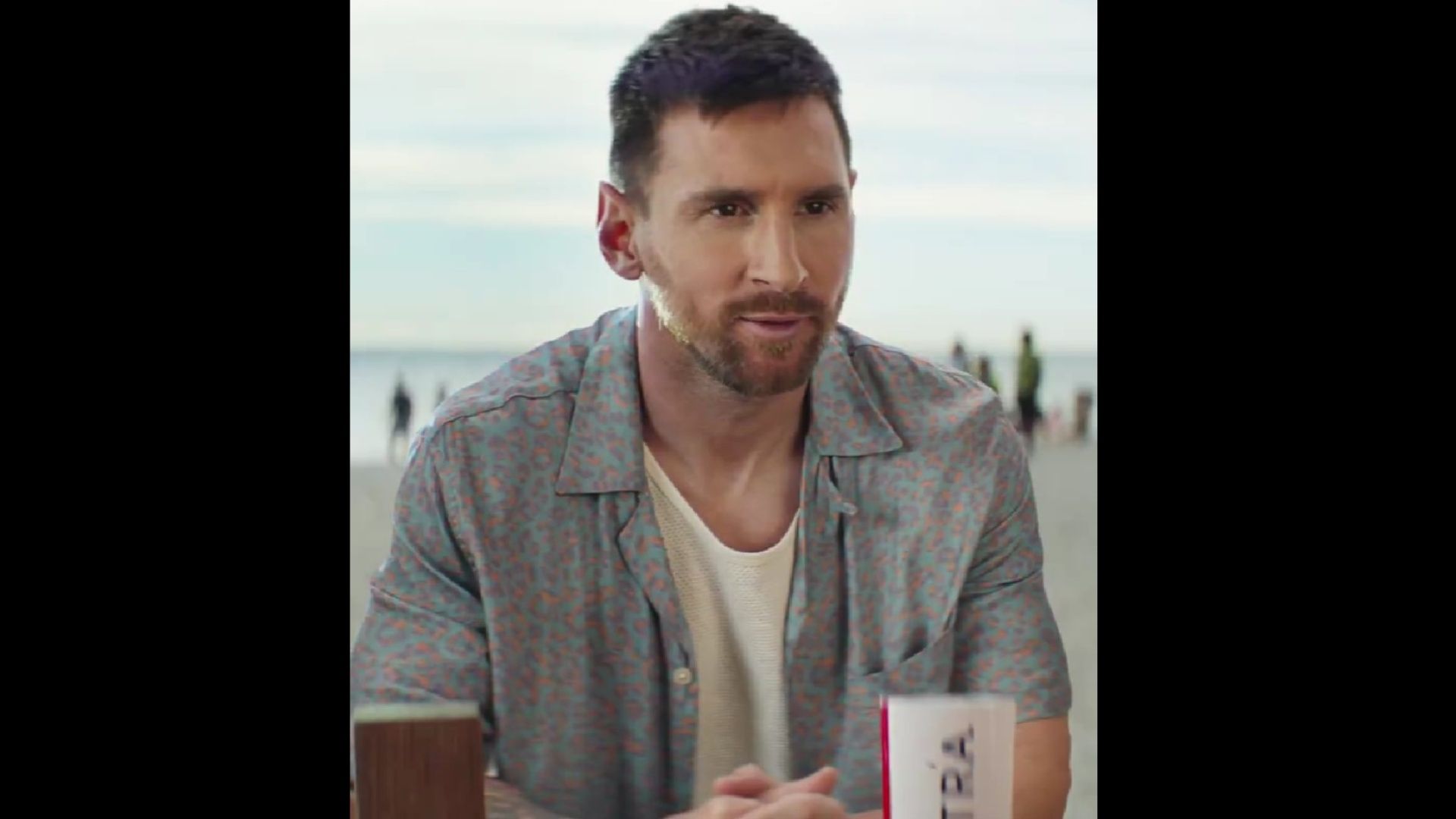 La cerveza patrocinadora mostró un adelanto de la participación de Messi en el Super Bowl. Foto: @MichelobULTRA
