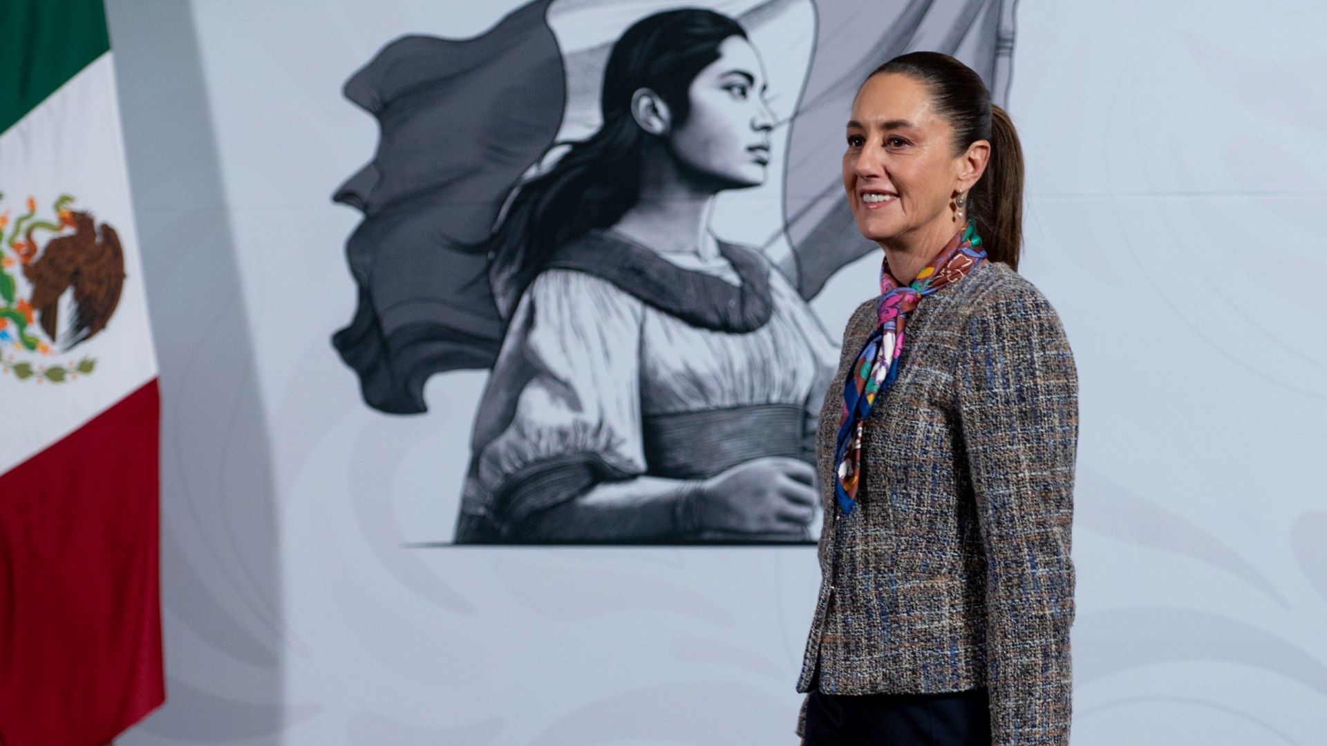 Claudia Sheinbaum en la conferencia mañanera