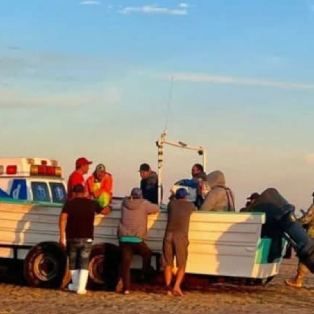 Muere Pescador al Volcarse su Lancha en el Golfo de Santa Clara en San Luis Río Colorado