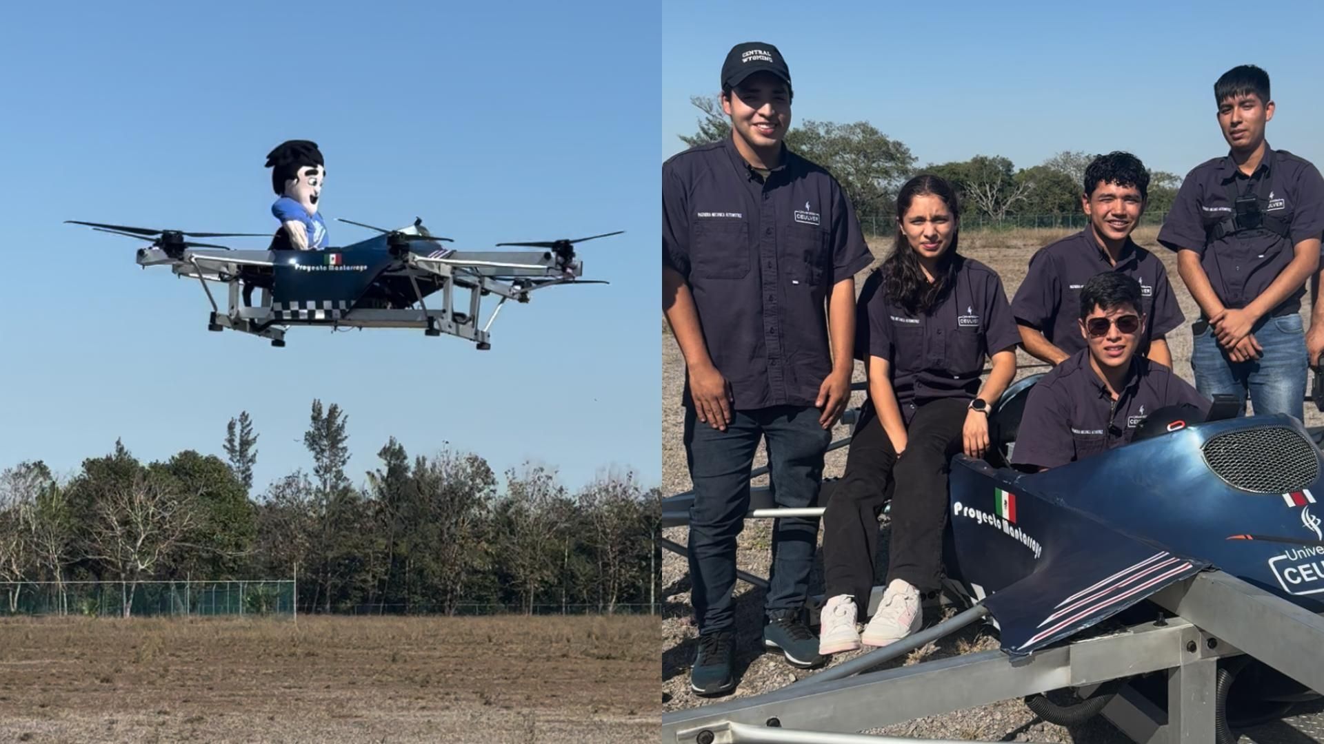Estudiantes de Veracruz Creadores del Primer Auto Volador de México Irán a la NASA
