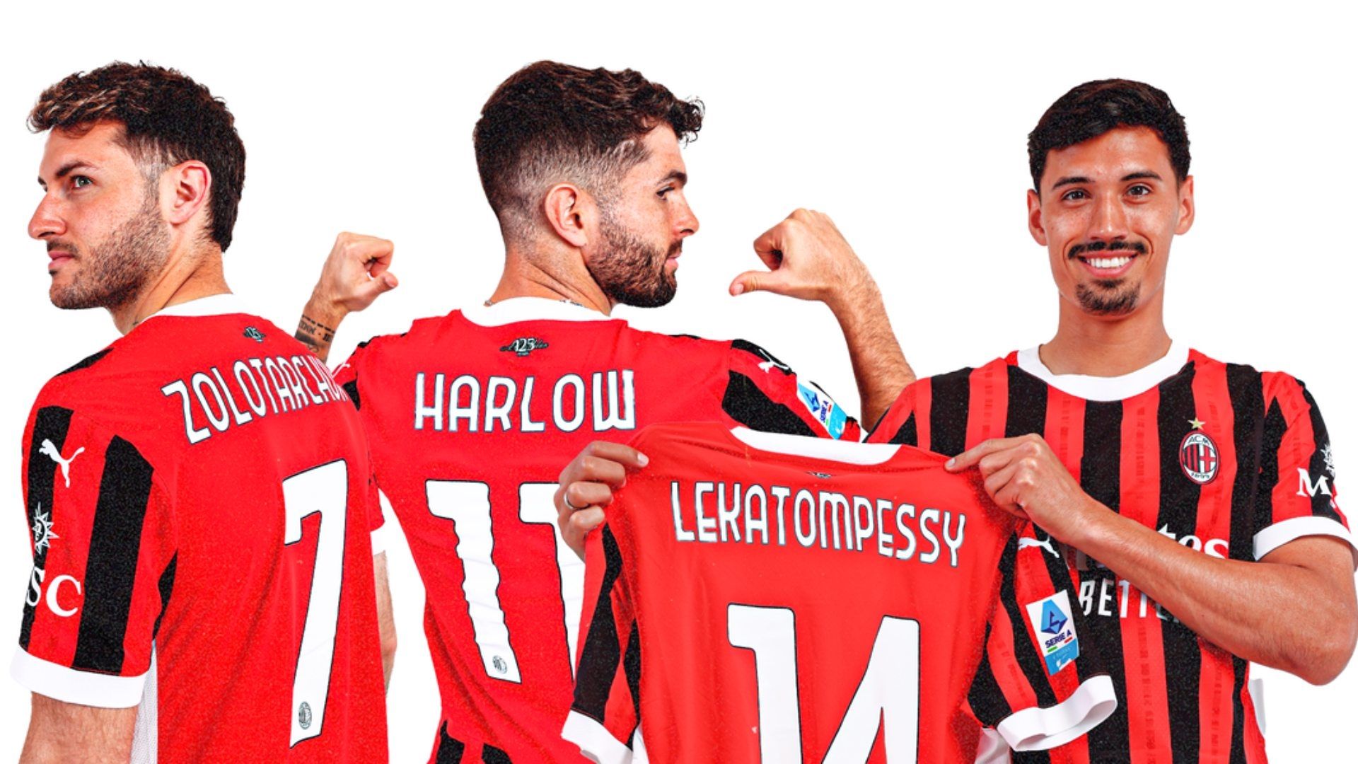 Santi Gimenez y sus compañeros del Milán modificaron sus playeras para el partido contra el Bologna.