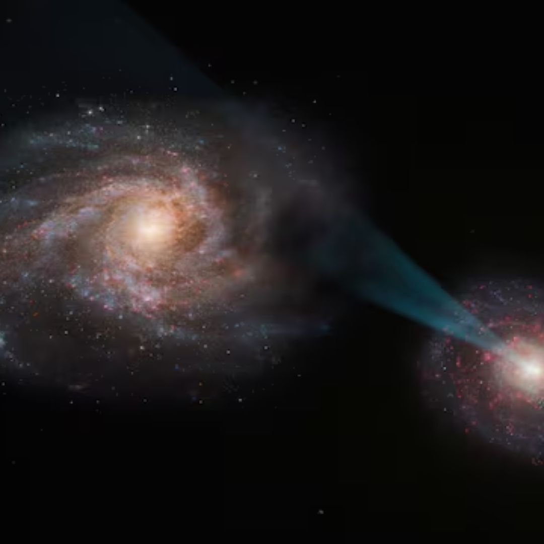 Astrónomos Presencia Por Primera Vez a Dos Galaxias en una Batalla