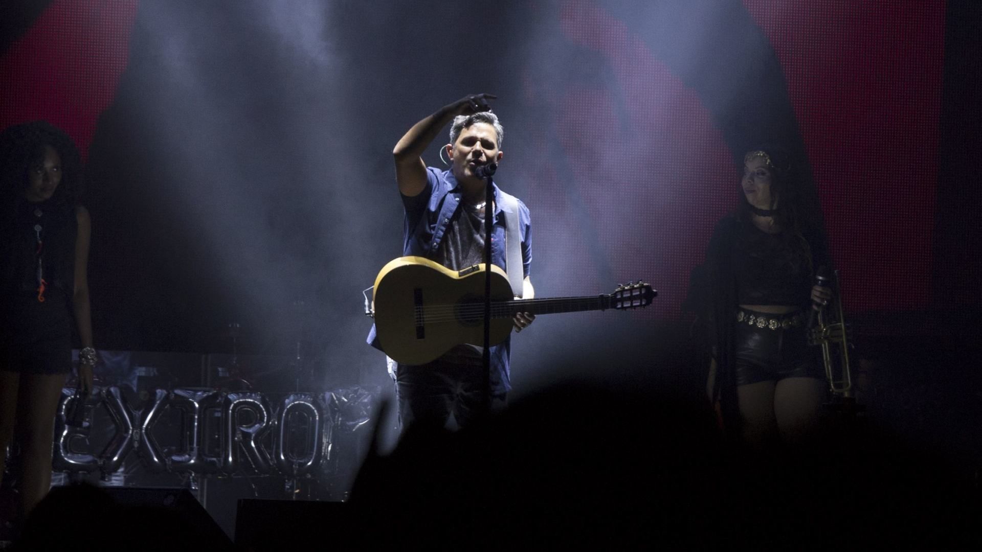 El cantante español Alejandro Sanz en la Arena Ciudad de México
