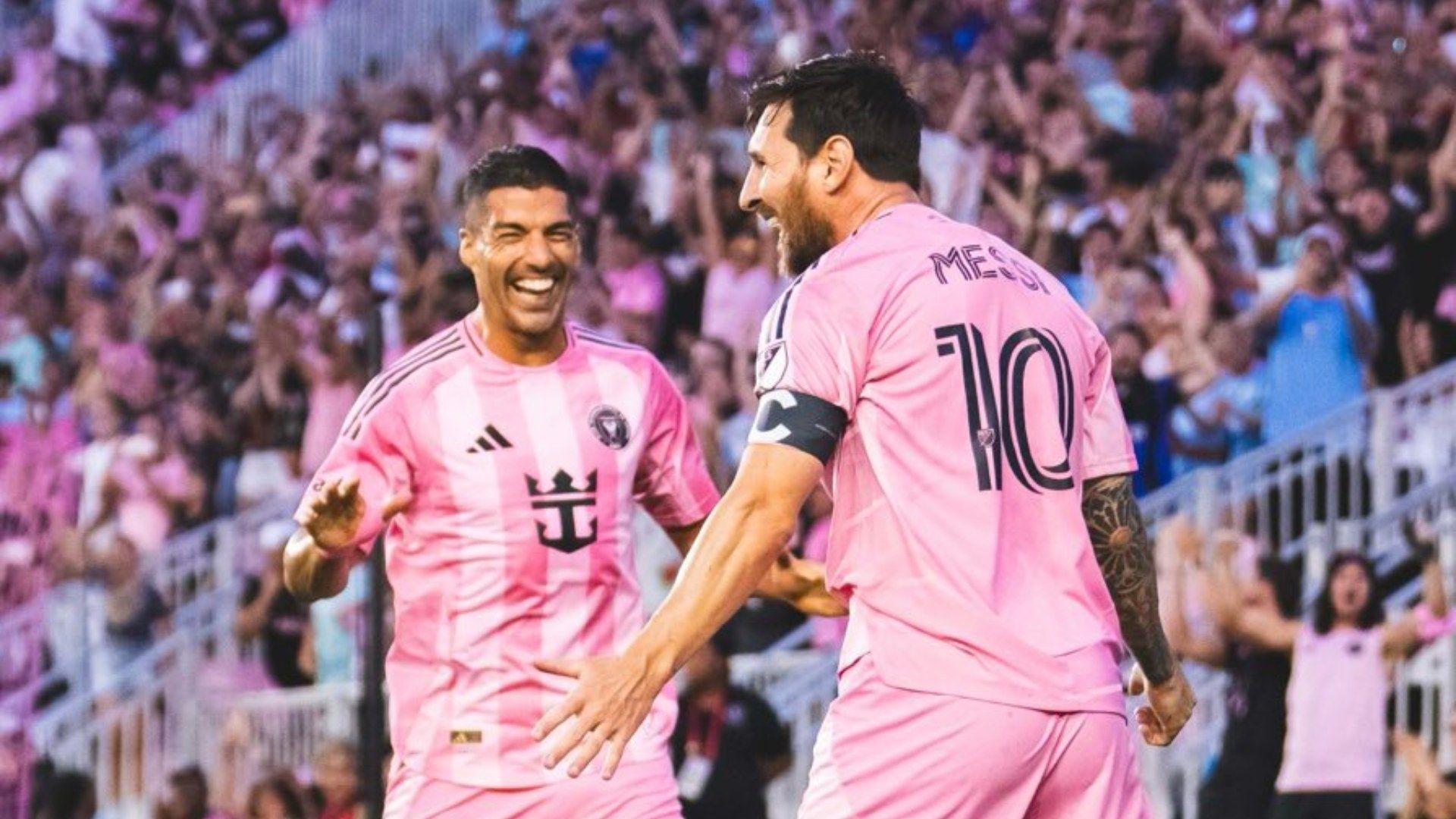 Lionel Messi y Luis Suárez encabezan el ataque del Inter Miami ante el Atlas en la Leagues Cup 2025.