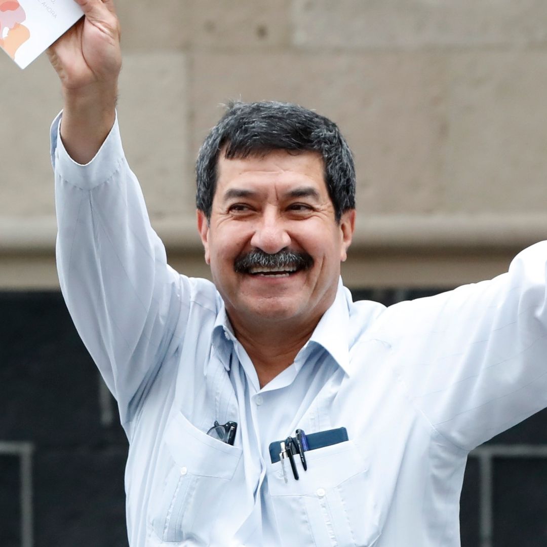 El exgobernador de Chihuahua, Javier Corral, durante un acto protocolario en la Ciudad de México