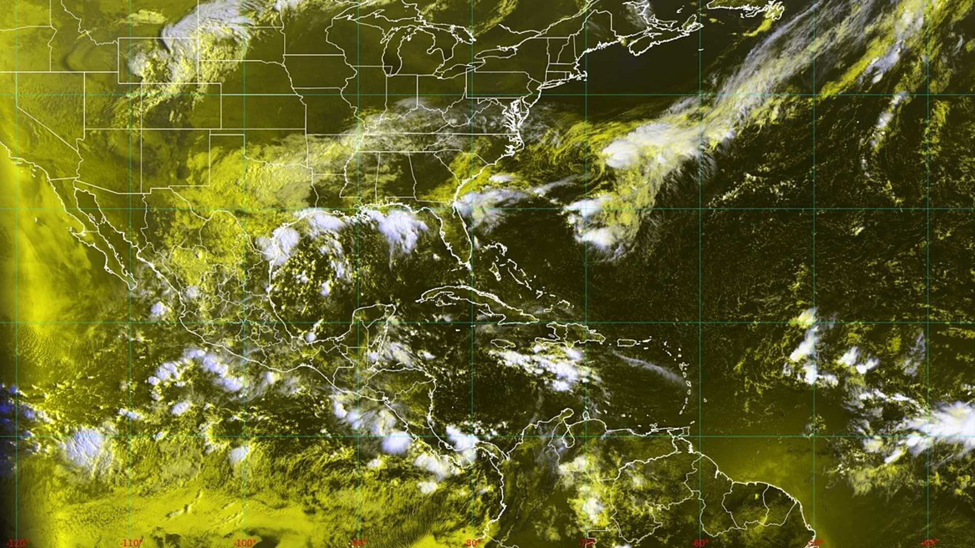 Conagua Vigila 3 Zonas de Baja Presión que Podrían Convertirse en Ciclones; Una en el Mar Caribe