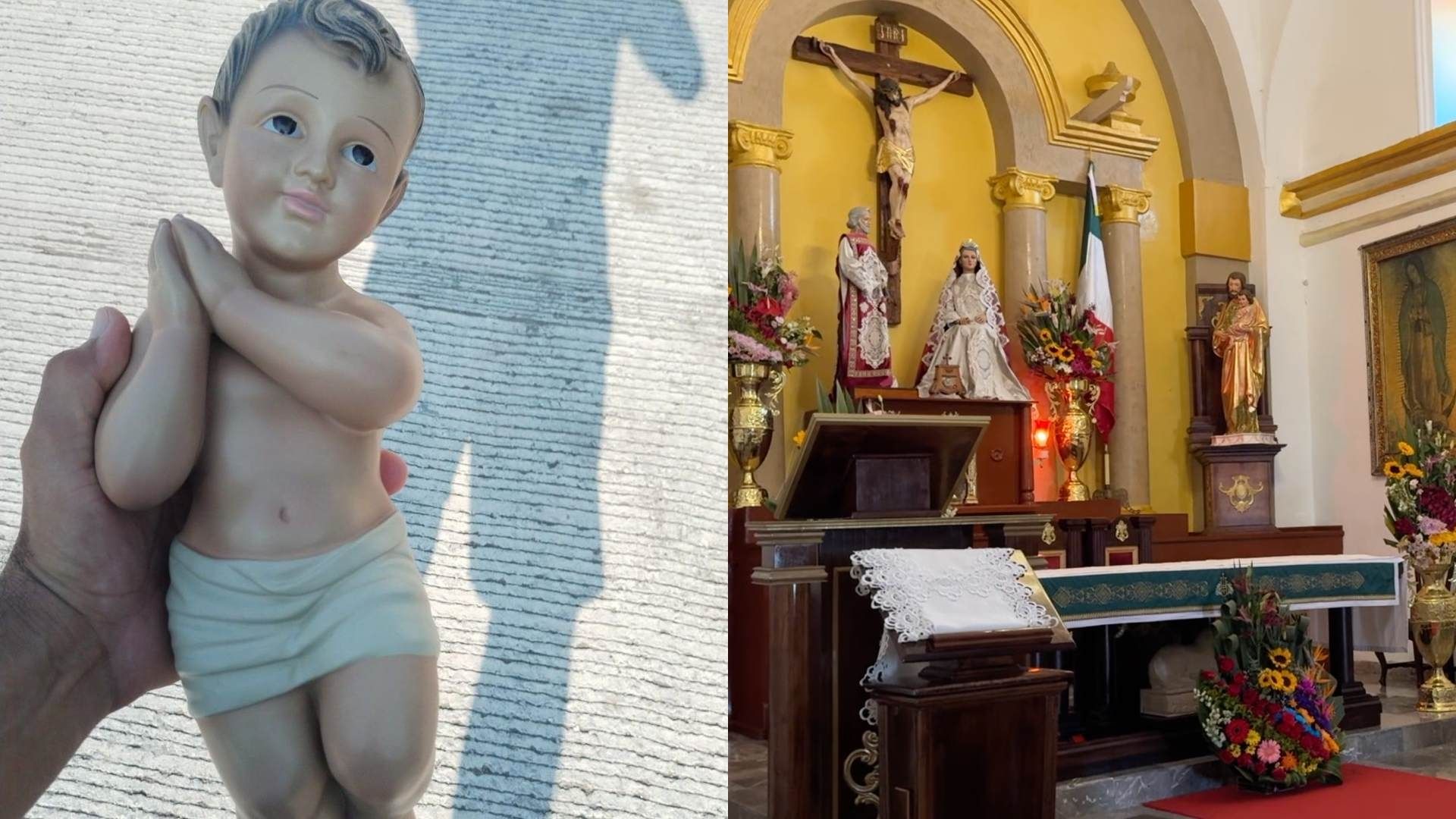 Roban Niño Dios de Iglesia Santa Ana en Boca del Río, Veracruz y es Regalado a Niña de 8 Años