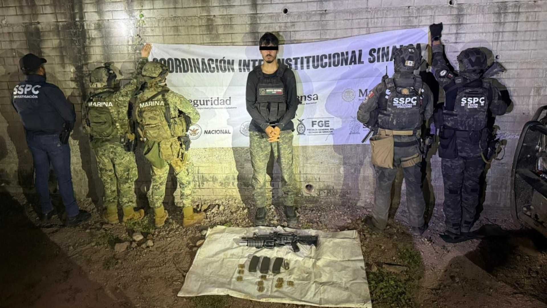 Filiberto ’N’ fue detenido en los poblados cercanos de Jesús María y Carboneras, Sinaloa