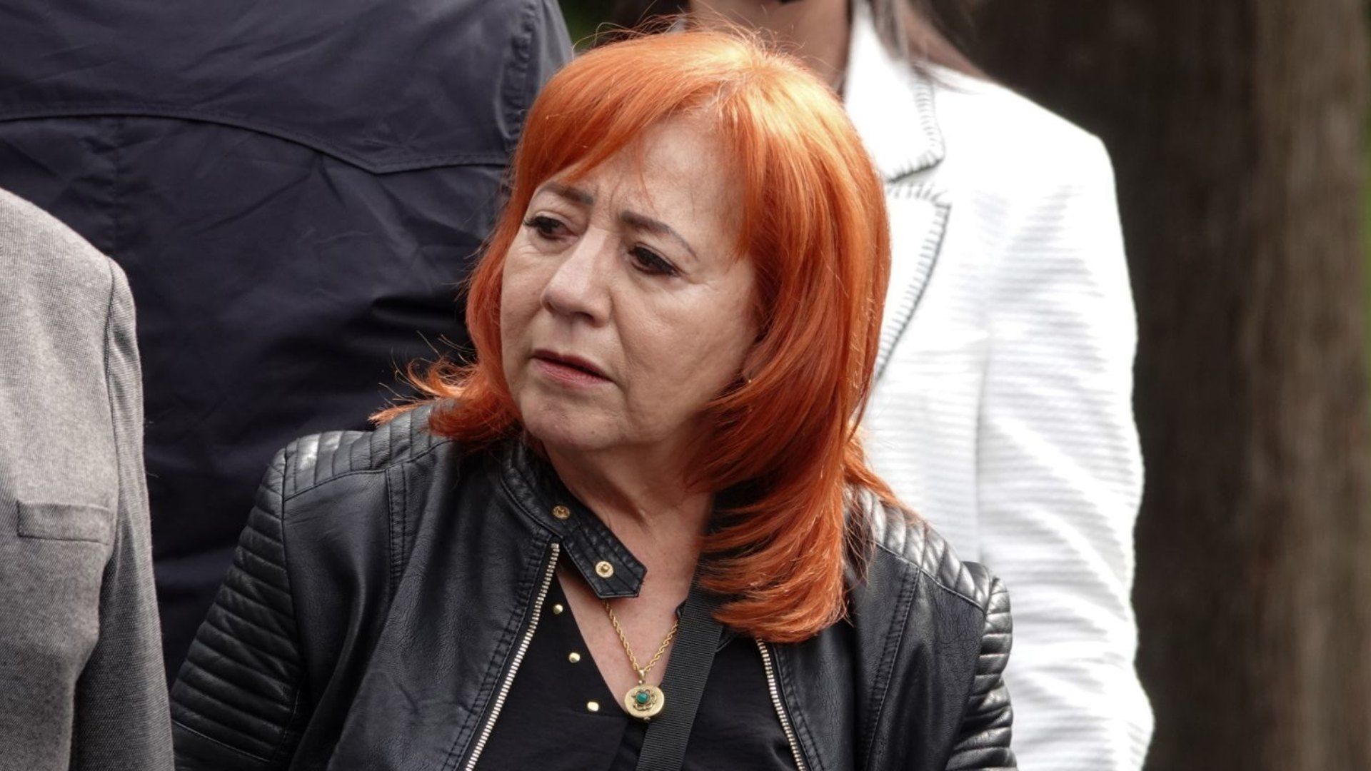 Rosario Piedra Ibarra en el Campo Militar de la Sedena, el 22 de junio de 2022