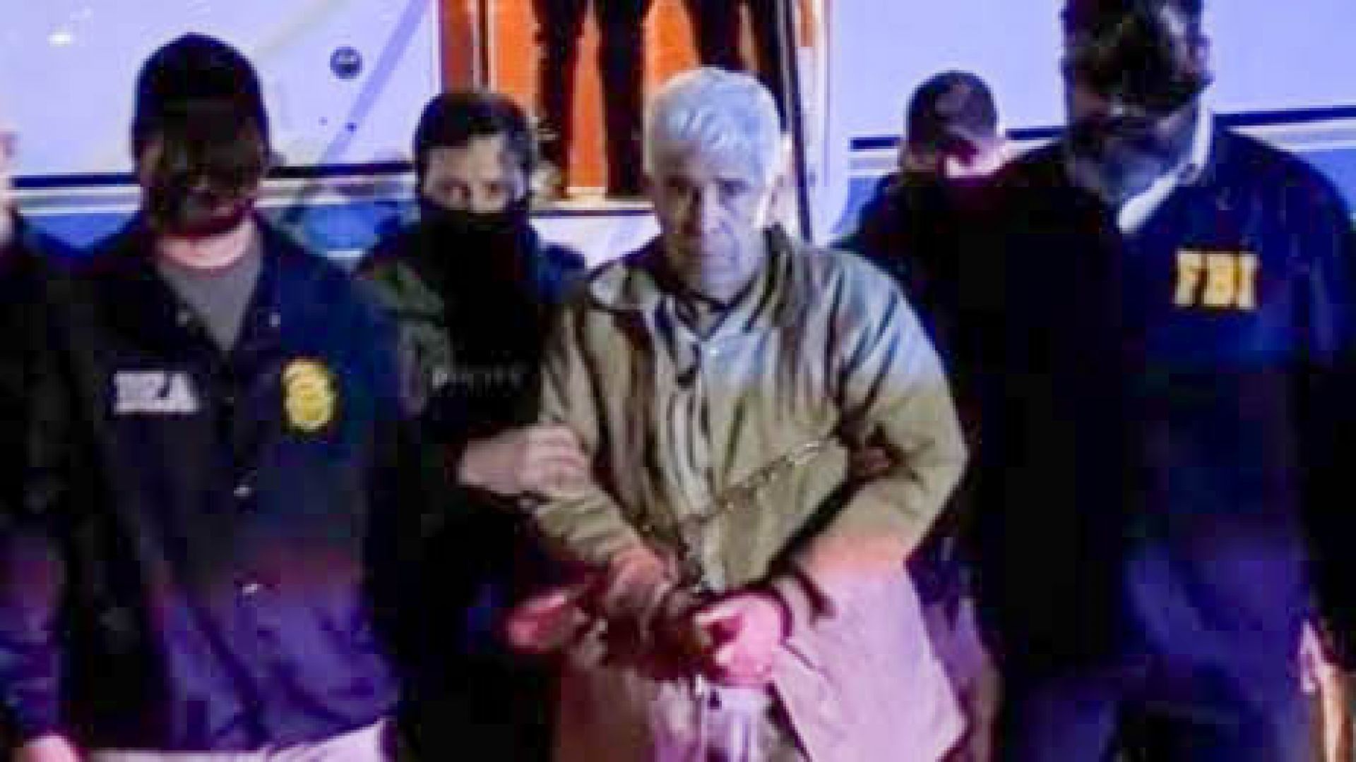 Rafael Caro Quintero después de ser entregado a autoridades estadounidenses