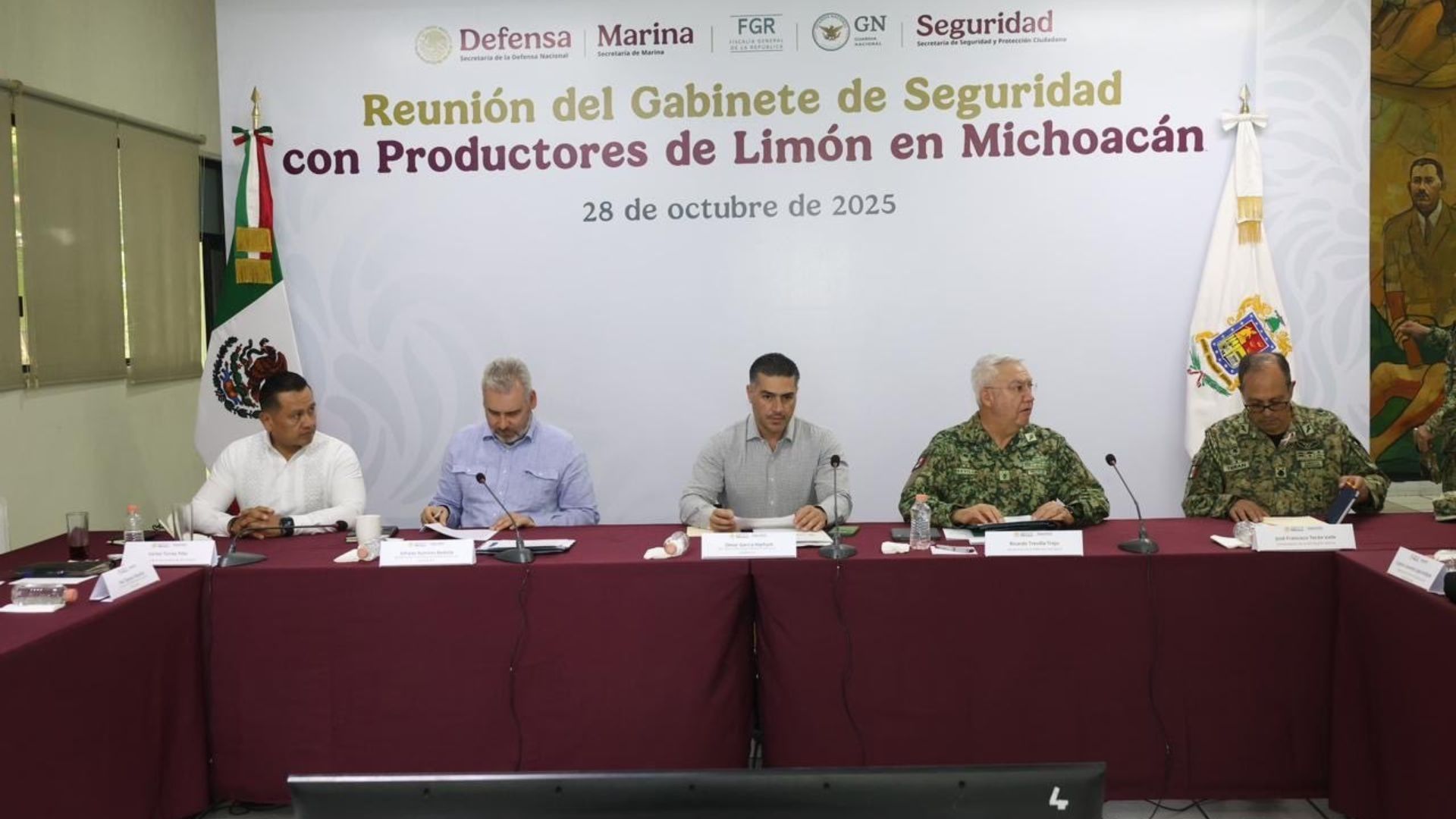 García Harfuch en Michoacán