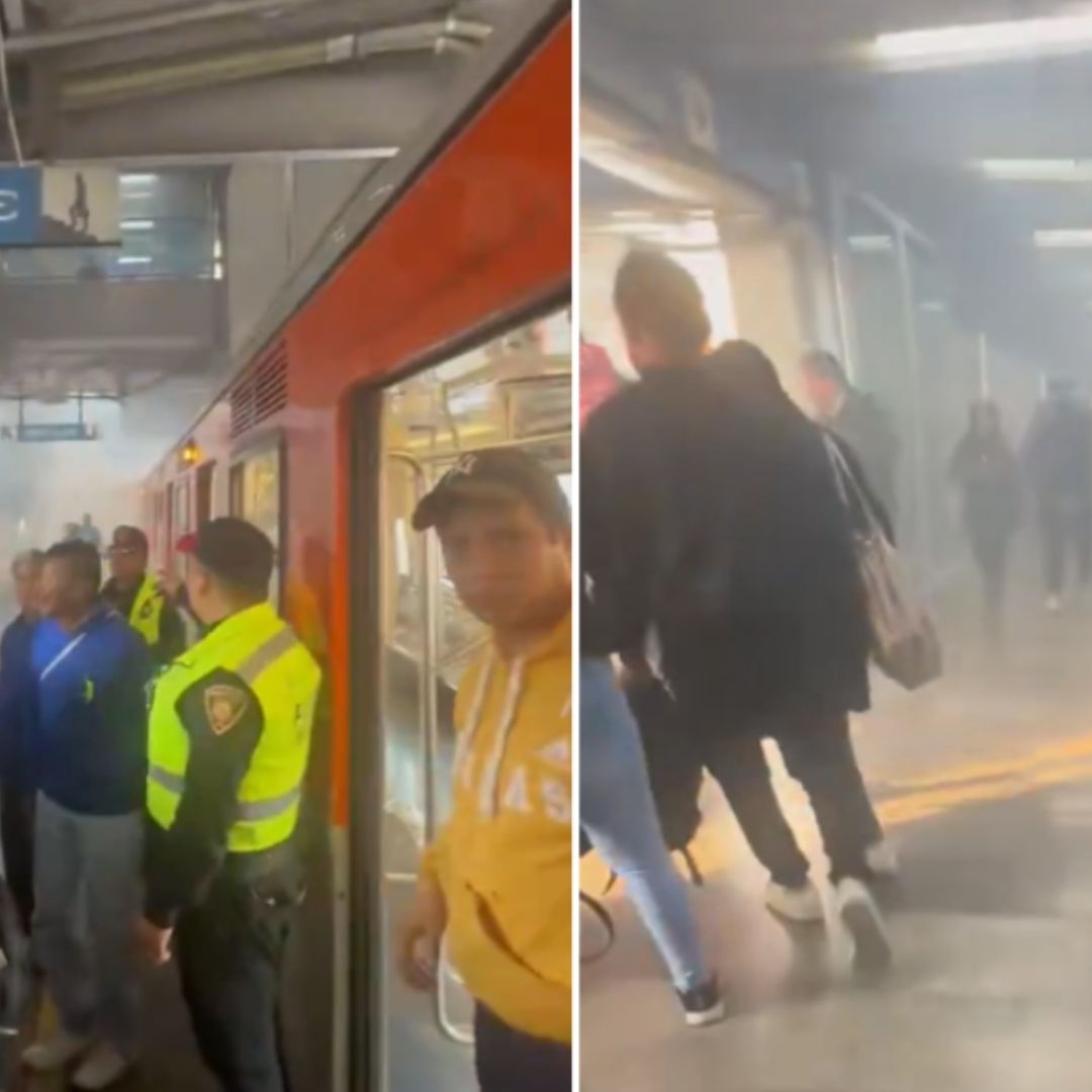 Metro CDMX: Reportan Humo en Pasillos de Estación Xola de Línea 2