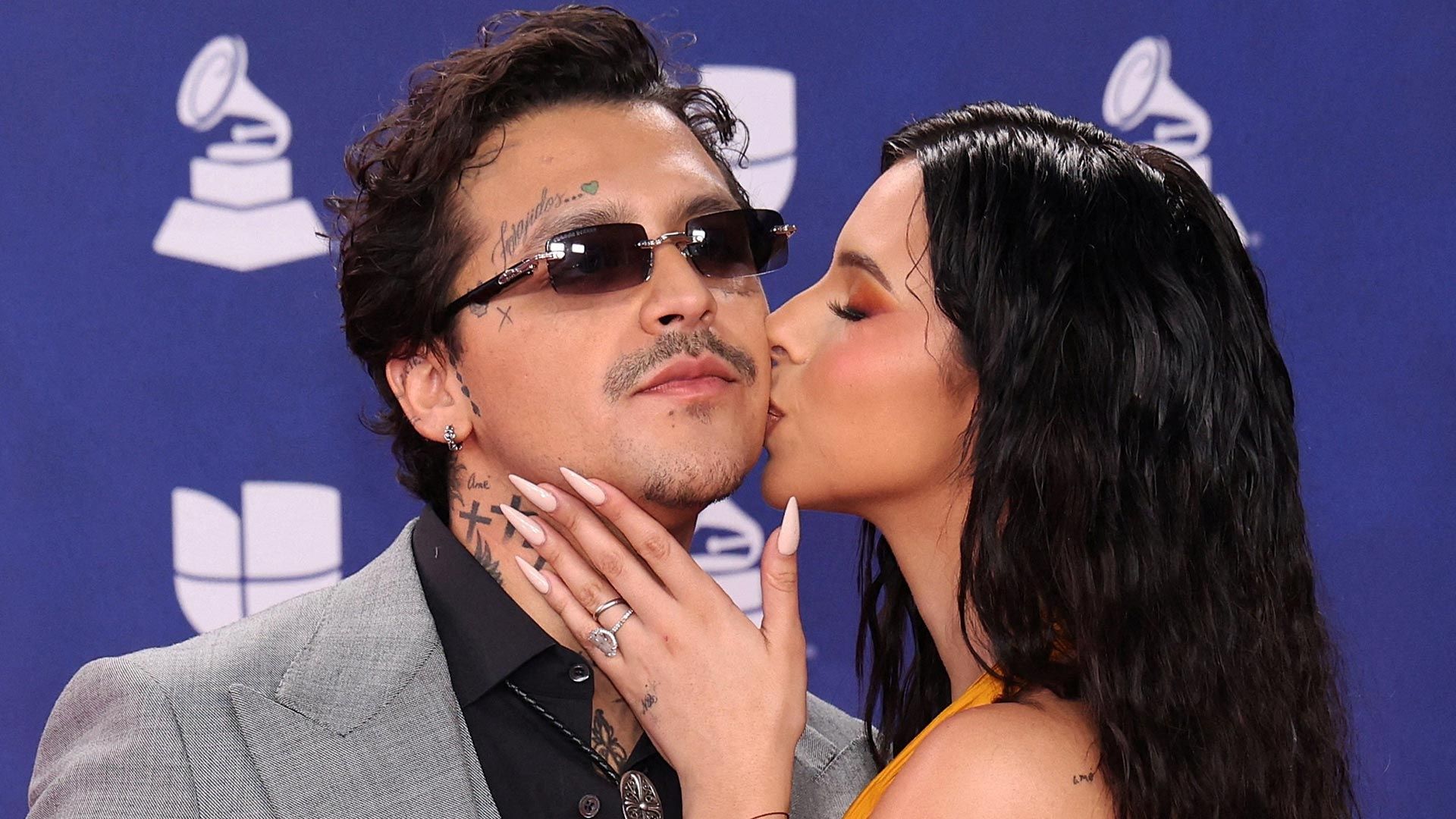 Christian Nodal y Ángela Aguilar