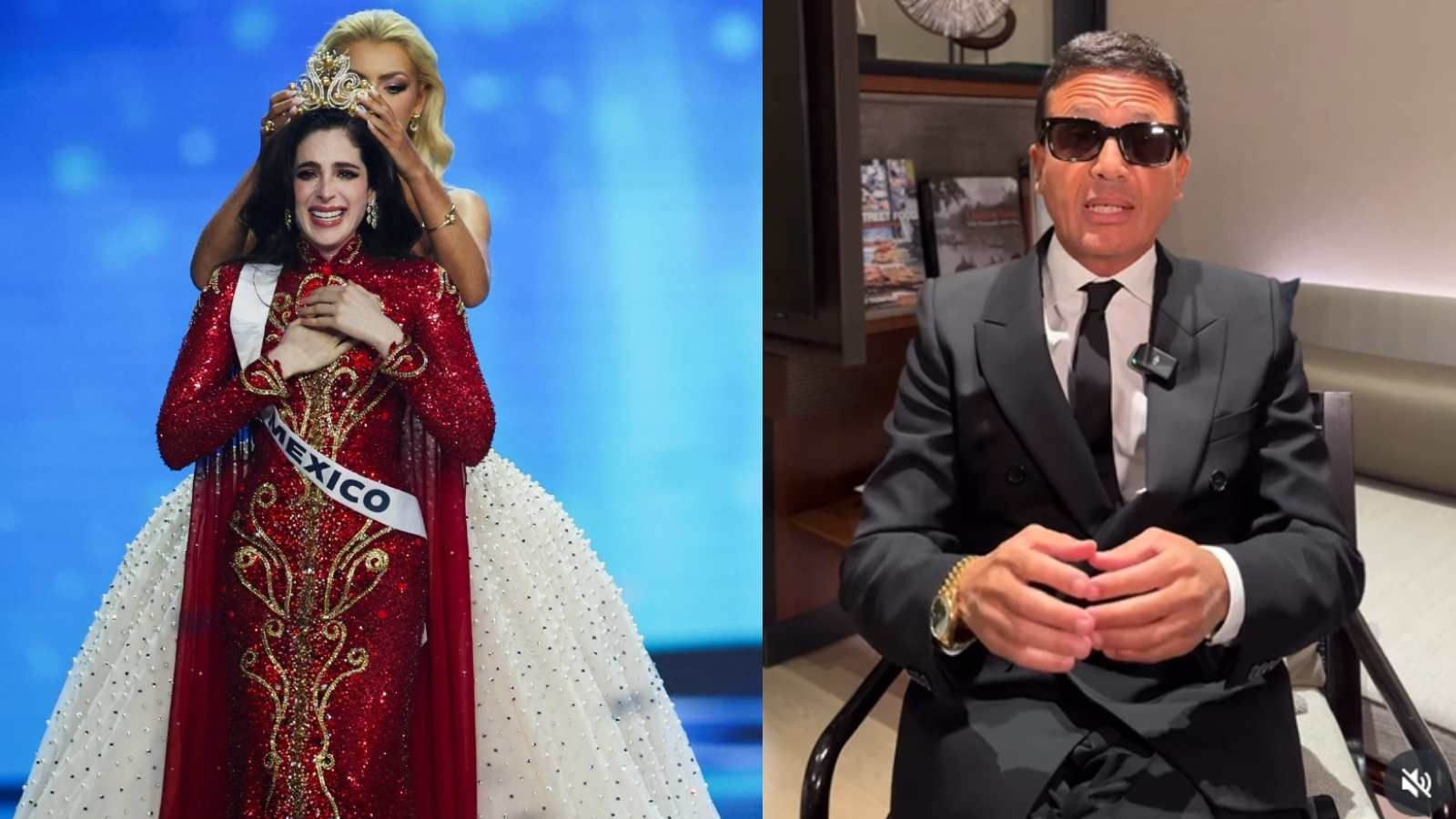 Omar Harfouch Pide a Fátima Bosch Entregar Corona. Foto: Reuters/Instagram