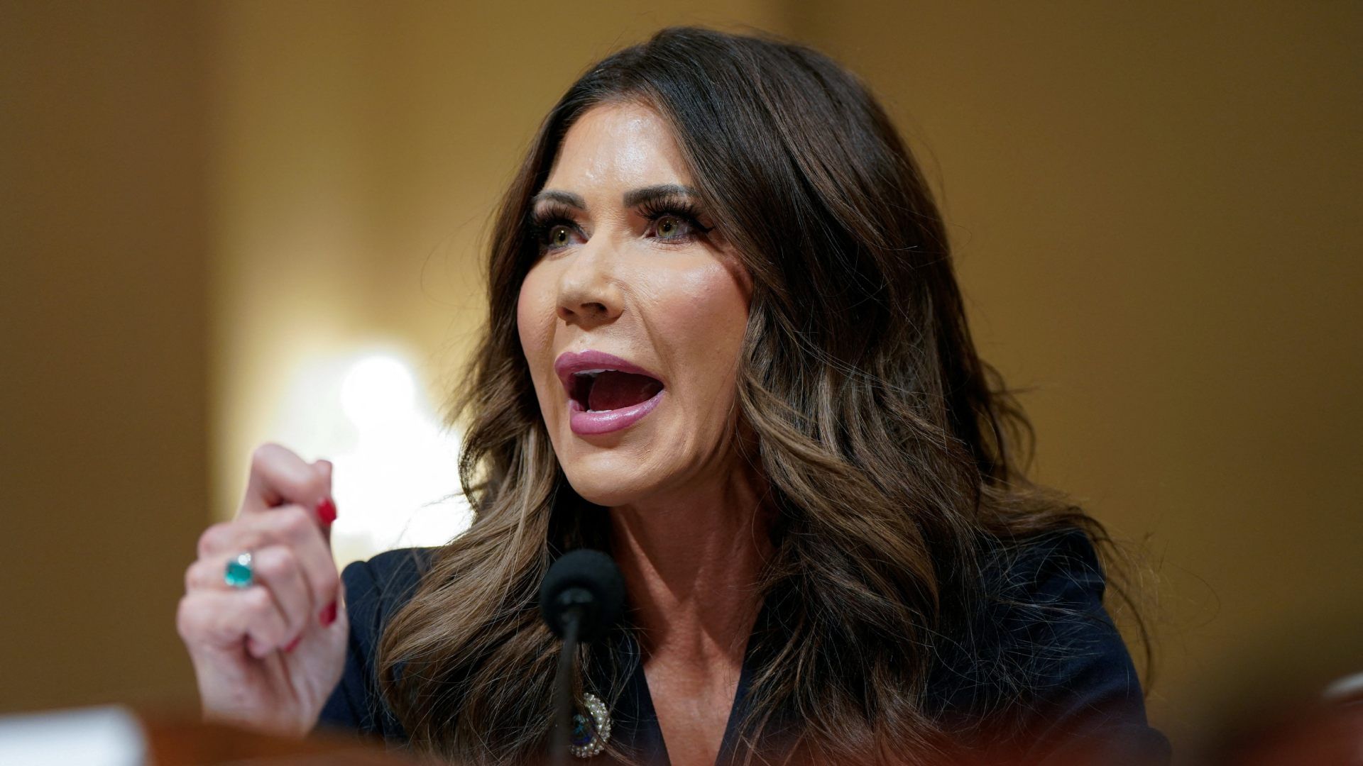 Kristi Noem, secretaria de Seguridad Nacional de Estados Unidos de América