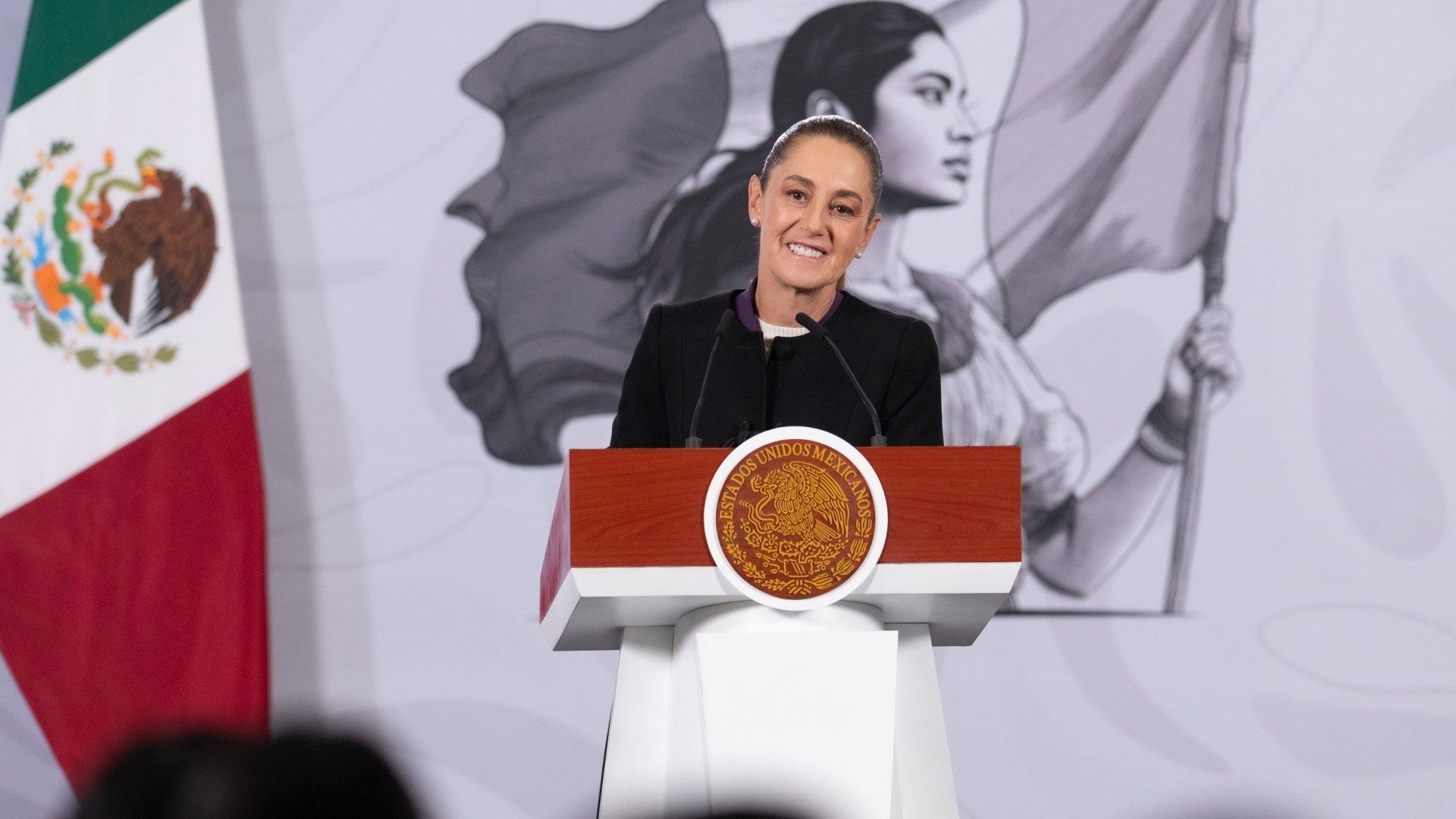 La presidenta Claudia Sheinbaum