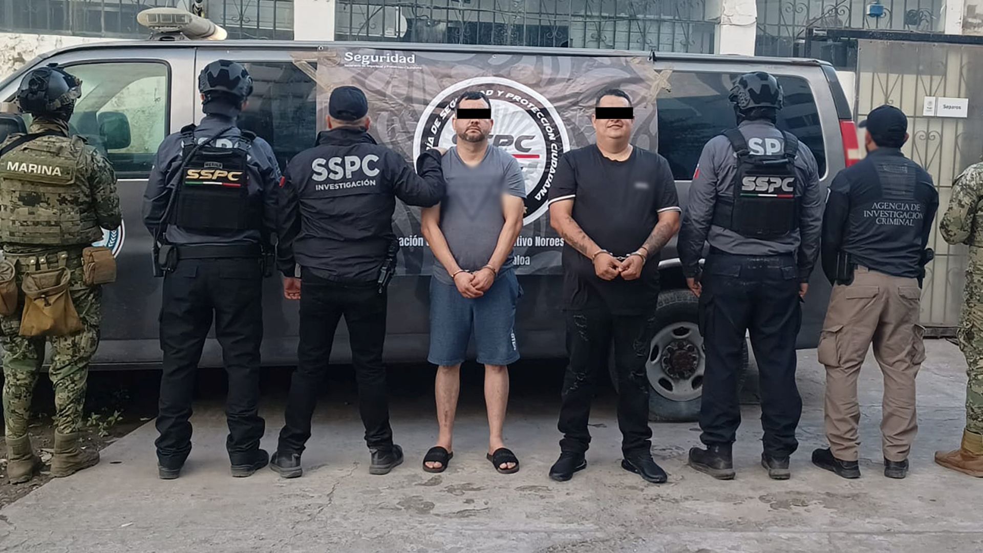 Integrantes de Los Chapitos detenidos en Mazatlán, Sinaloa
