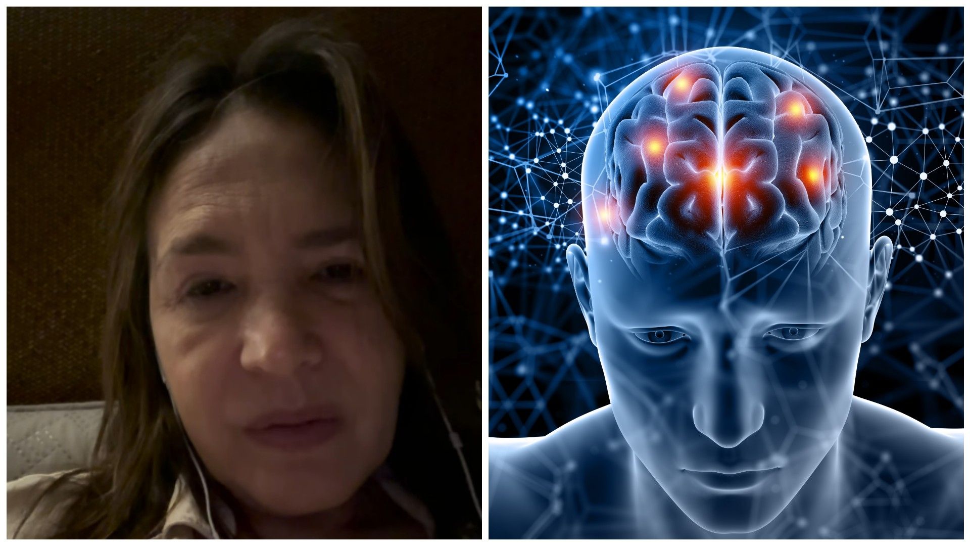 La conductora Yolanda Andrade padece la enfermedad ELA