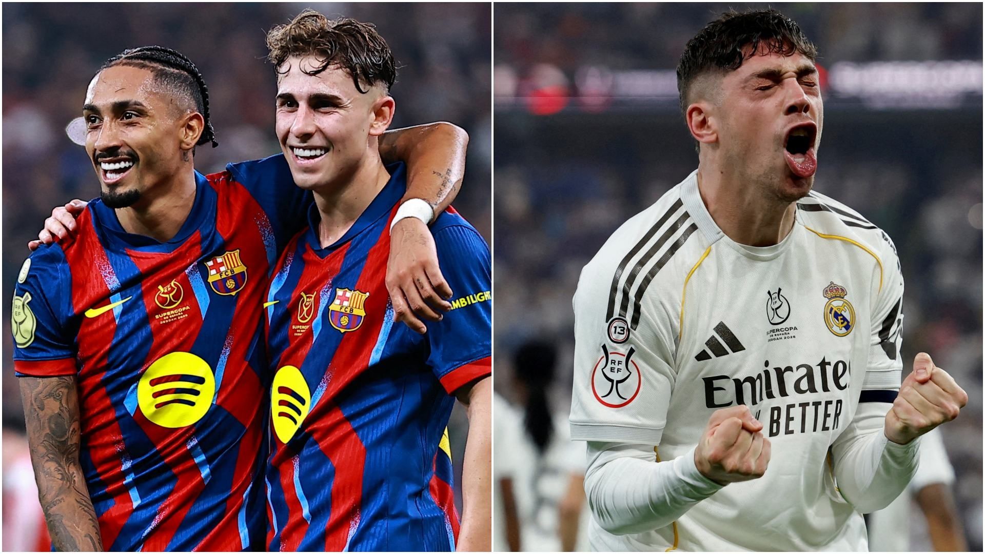Dónde ver Barcelona vs Real Madrid hoy horario y canal que pasa la transmisión de la Final Supercopa de España 2026 en México