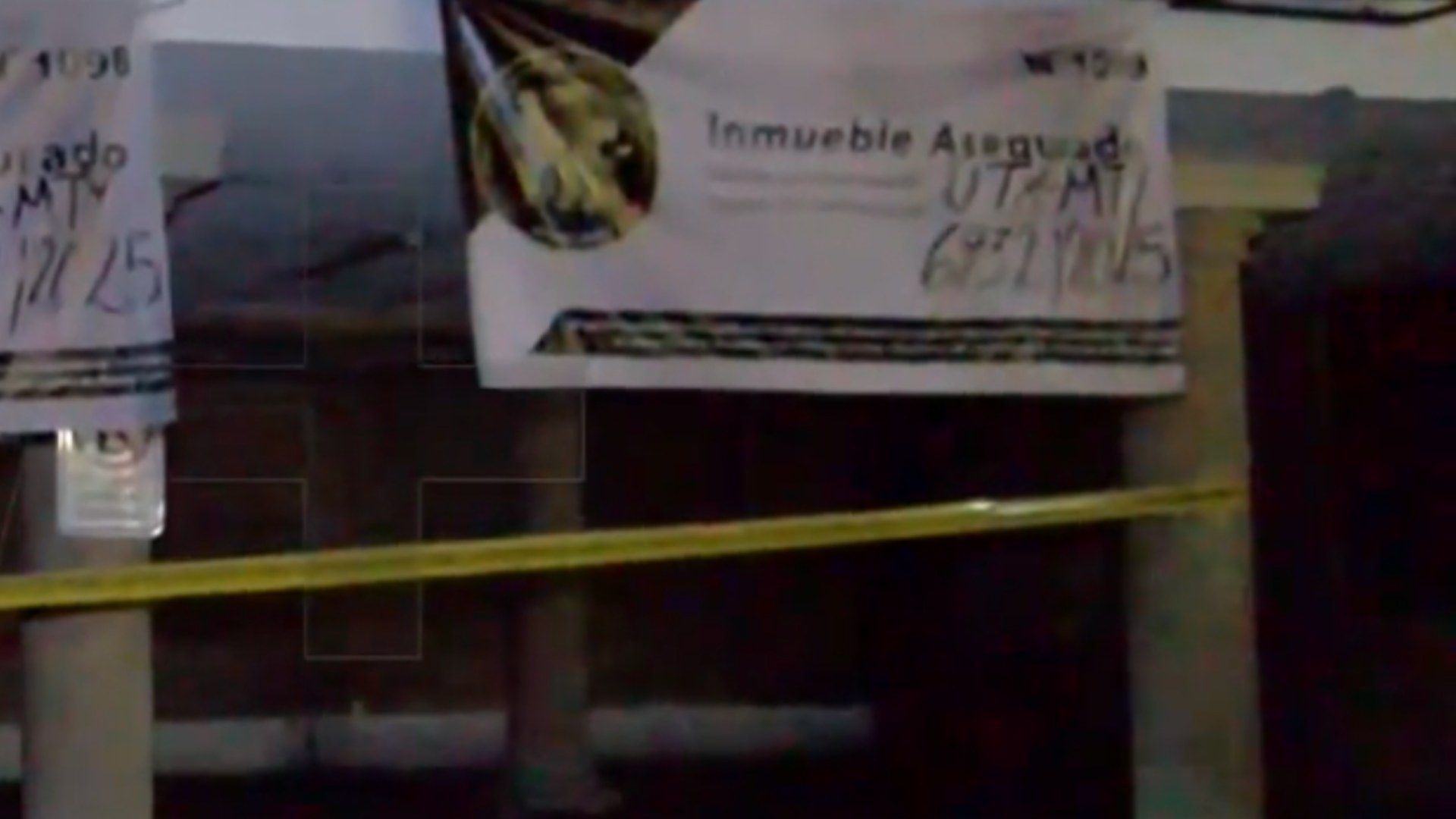 Inmueble asegurado por autoridades