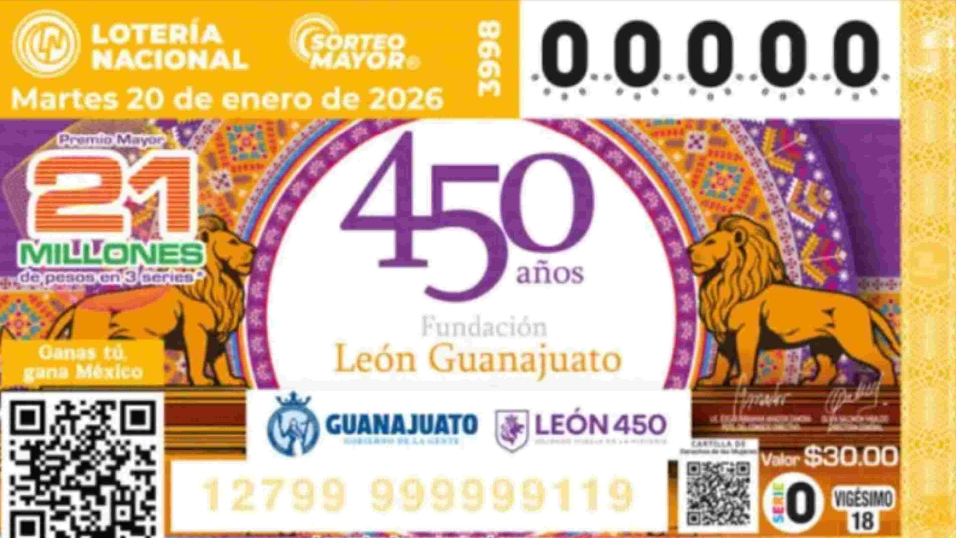 Cae Sorteo Mayor 3998 de la Lotería Nacional en Río Bravo, Tamaulipas