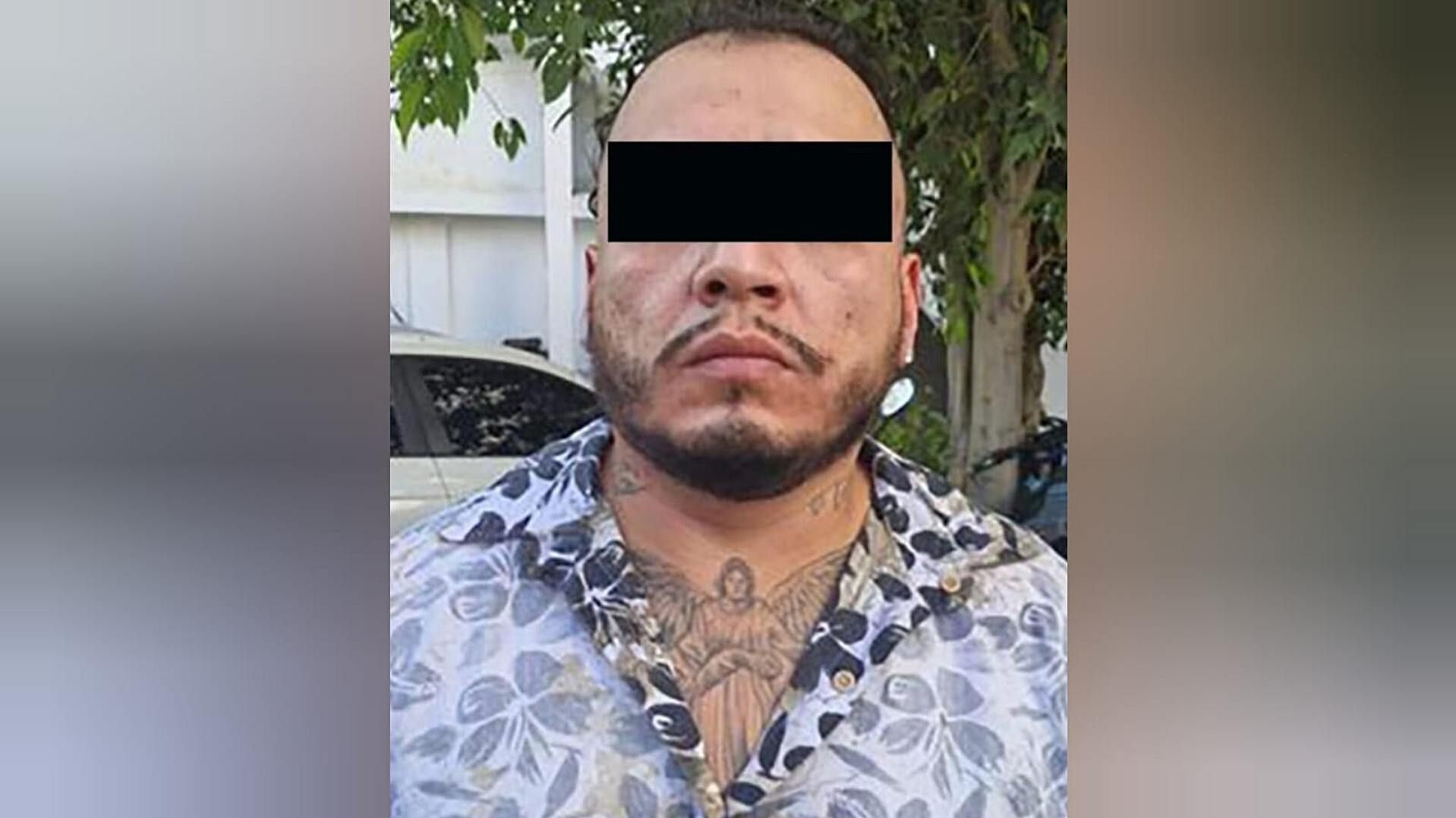 Alfredo N, “El Cubano”, detenido en Sinaloa. Foto: X @GabSeguridadMX