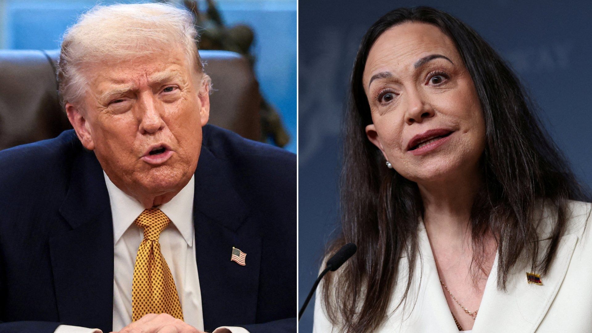 Alistan Almuerzo Entre Donald Trump y María Corina Machado en la Casa Blanca.