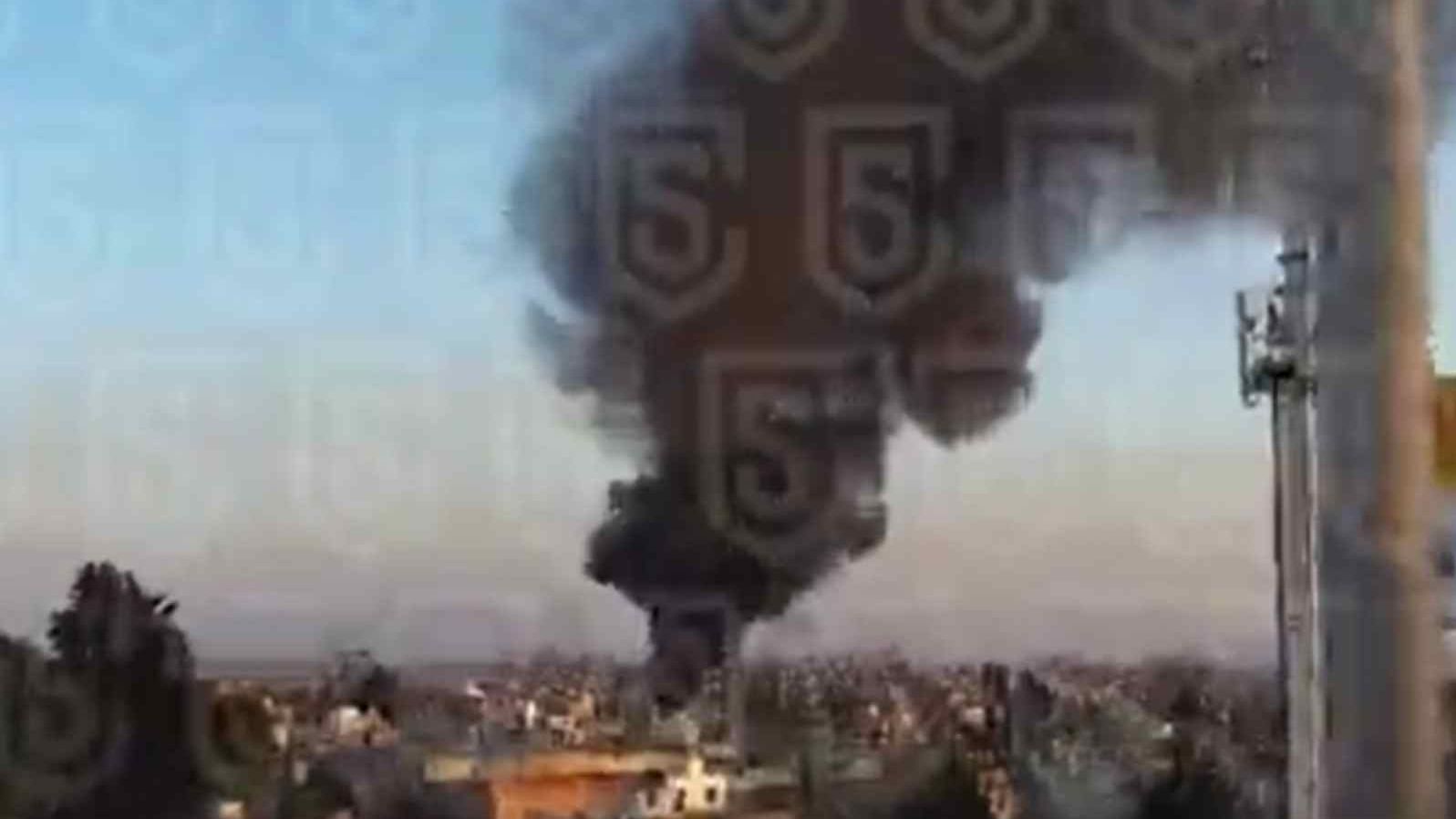 Incendio en recicladora. Foto: Edomex