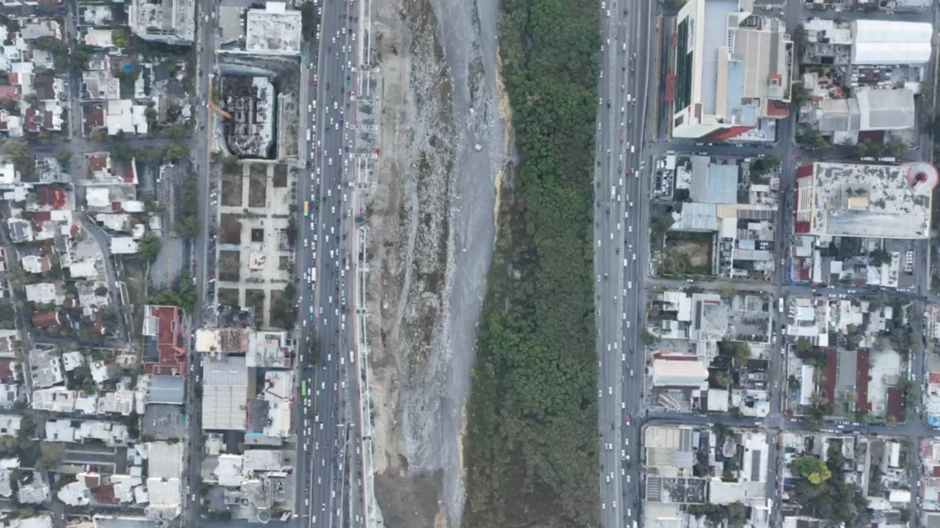 Avenida Constitución, en Monterrey