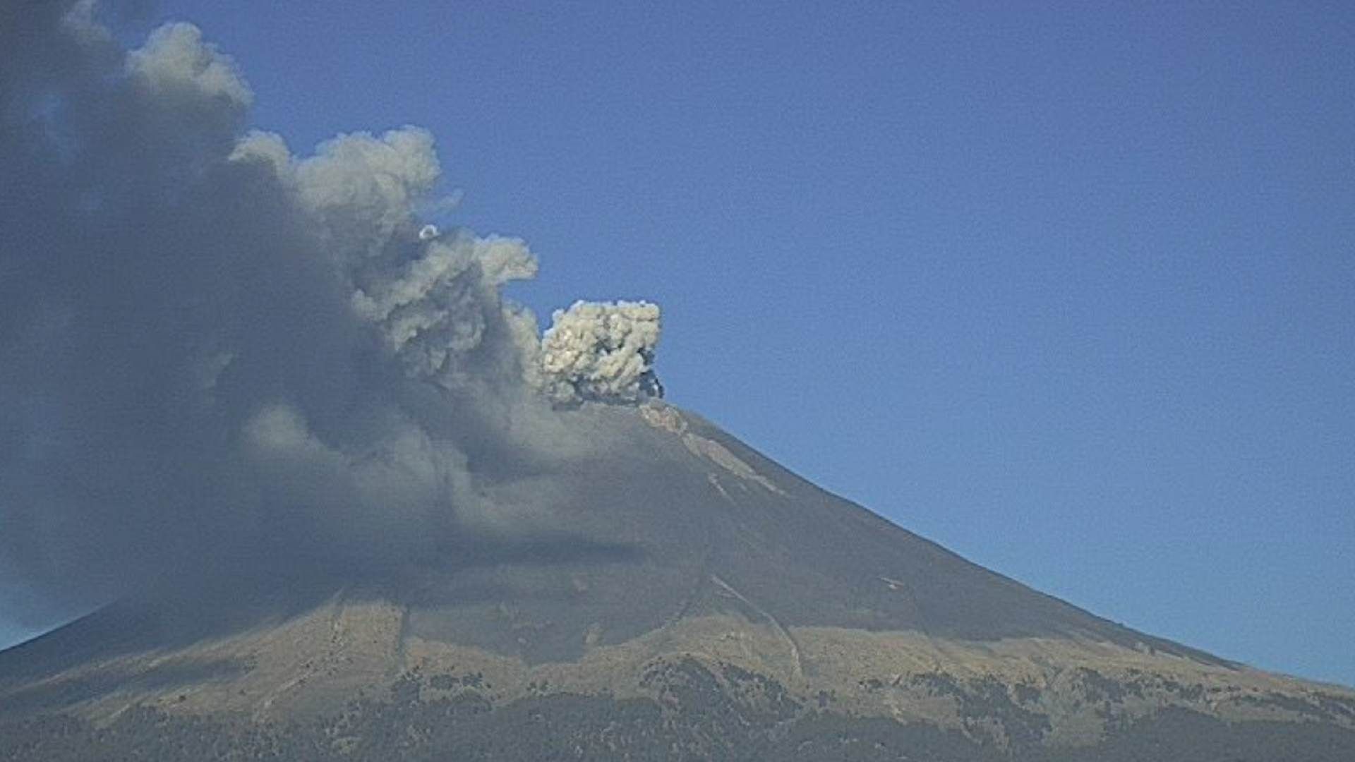Actividad del Volcán Popocatépetl Hoy