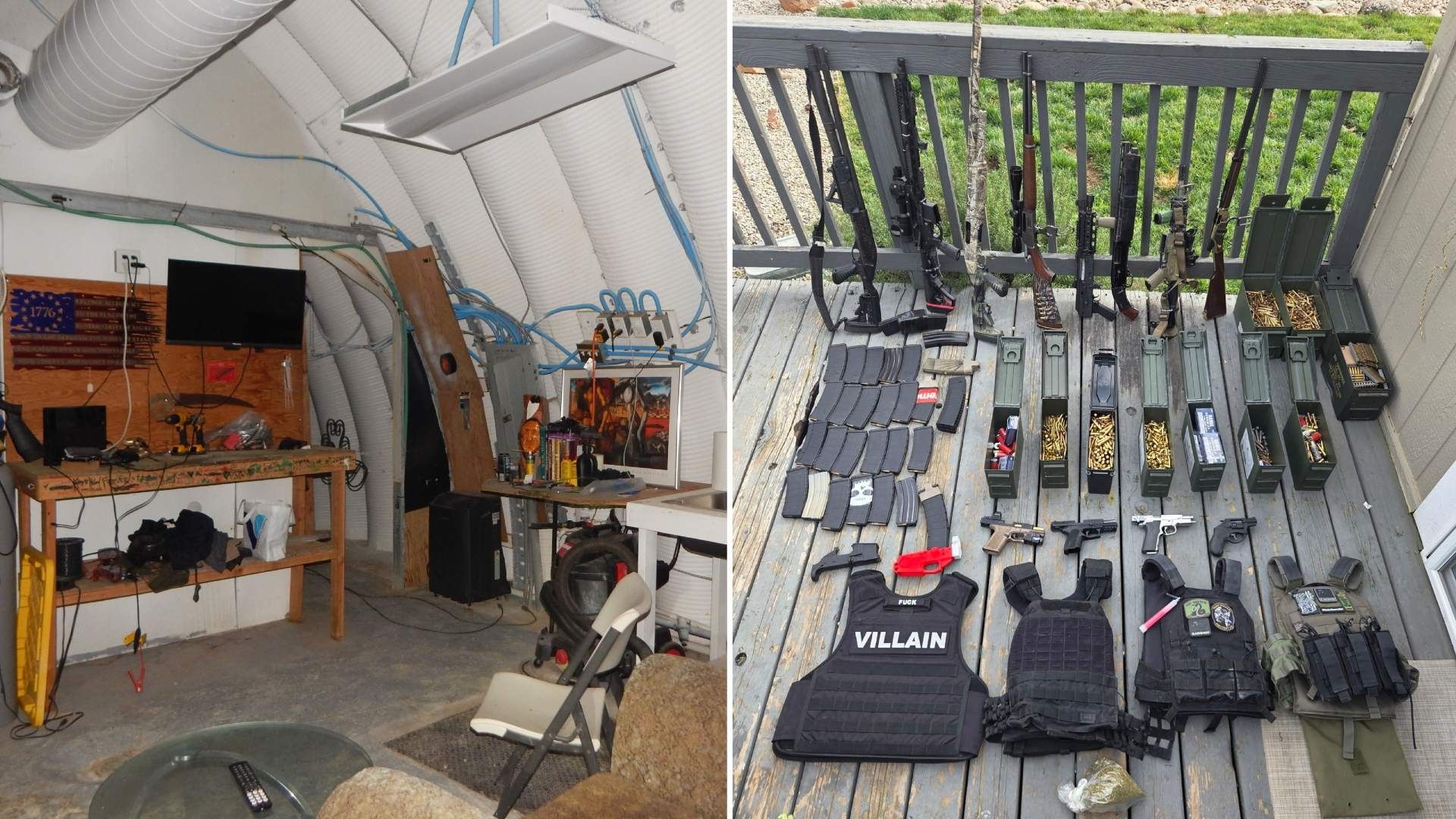 Detienen a Activista de MAGA que Tenía Búnker Secreto con Armas Ilegales en California.
