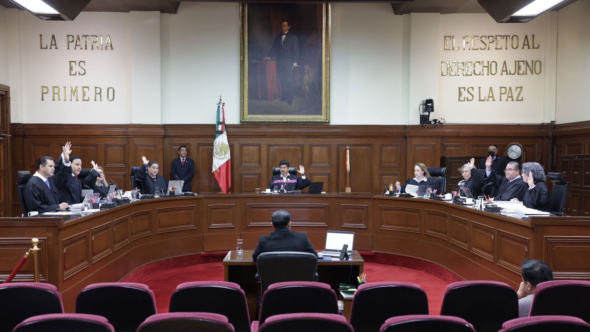 Sesión en la SCJN