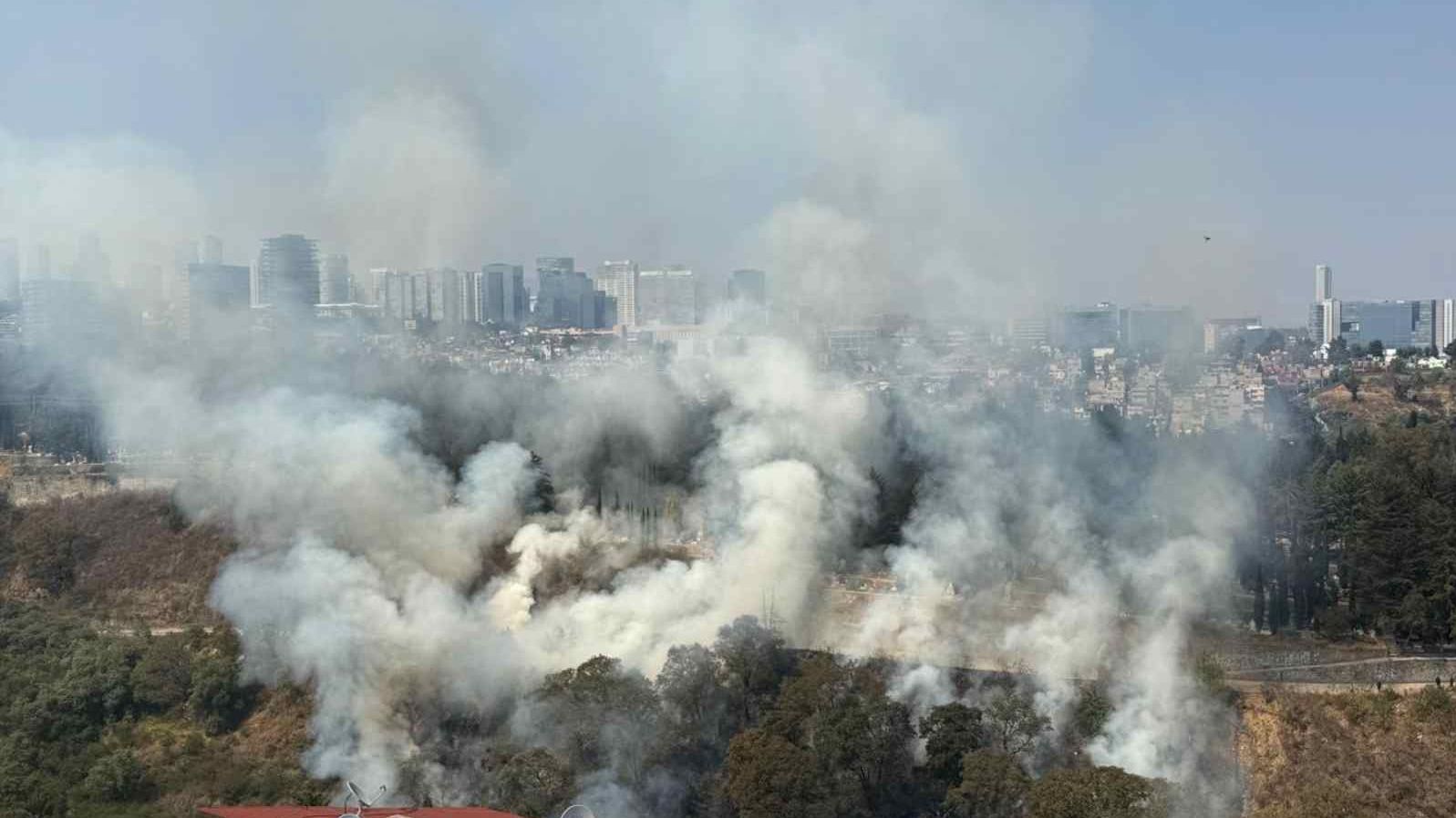 Incendio en Álvaro Obregón. Foto: Bomberos CDMX