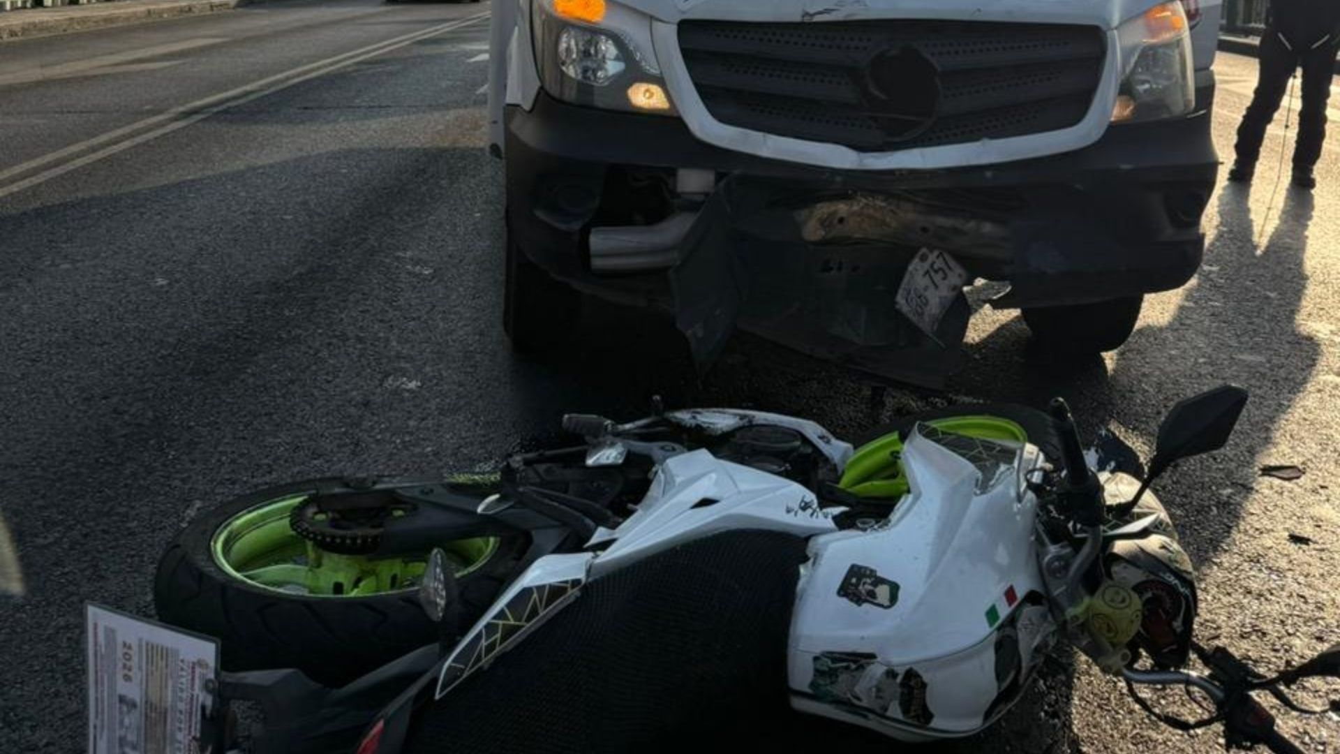 Accidente en Ciudad de México. Foto: N+