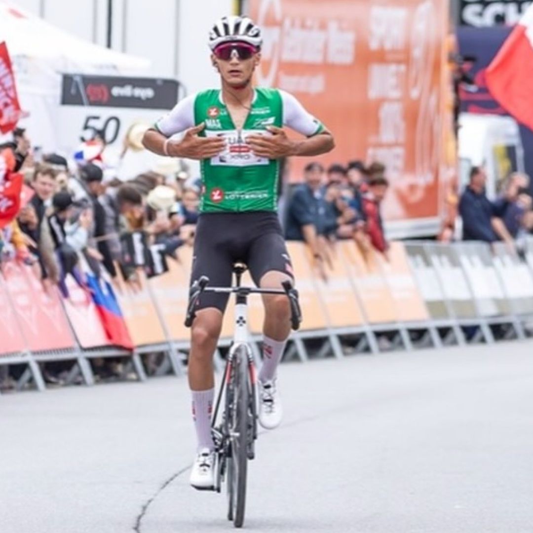 El ciclista mexicano Isaac del Toro tiene grandes posibilidades de competir en los Juegos Olímpicos del 2028.