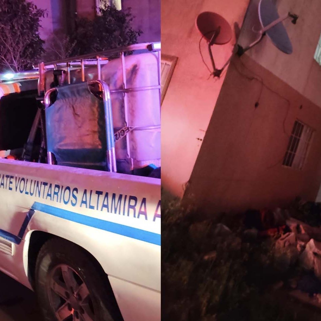 Explosión de Tanque de Gas en Altamira Deja un Hombre con Quemaduras de Segundo Grado