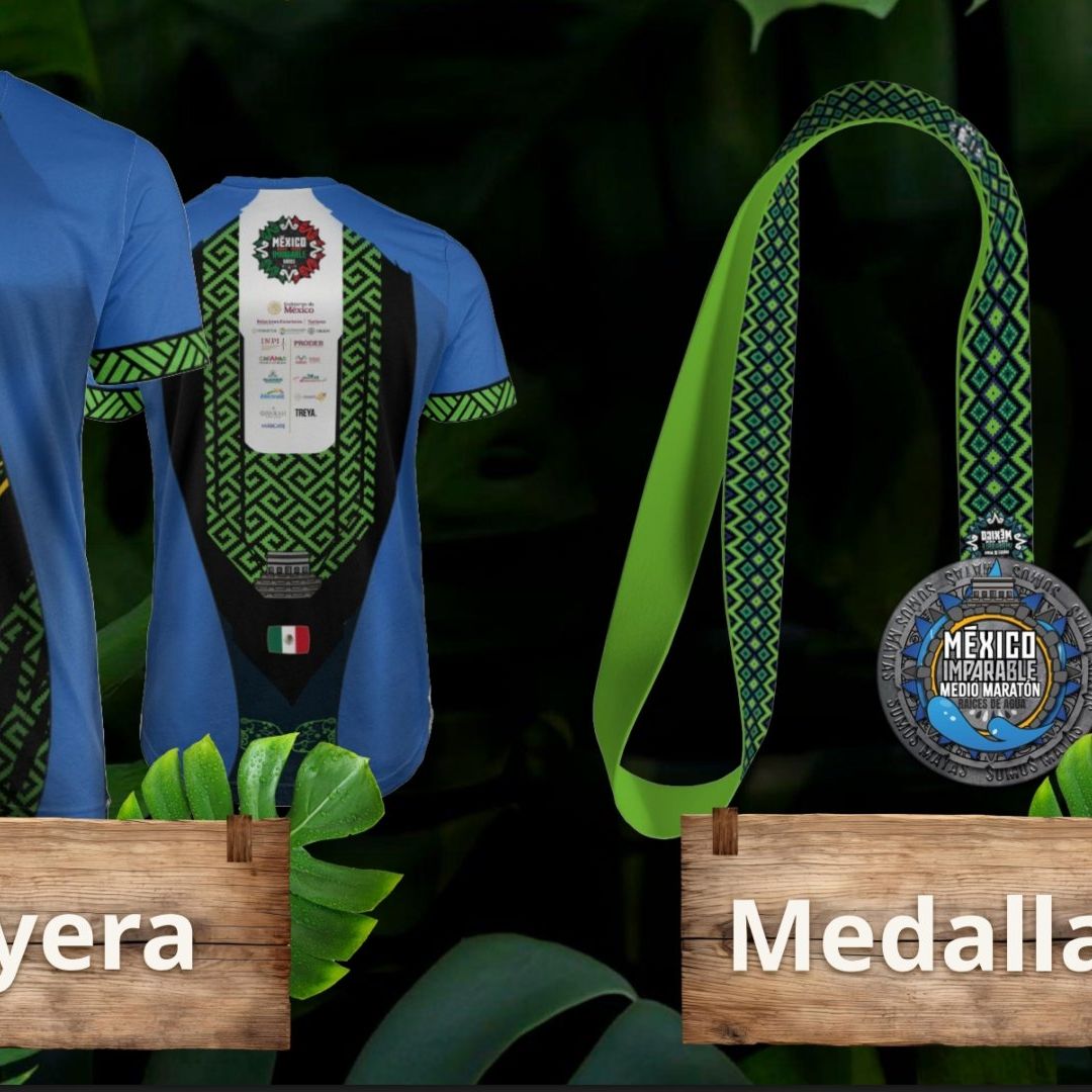 Playera y medalla de México Imparable