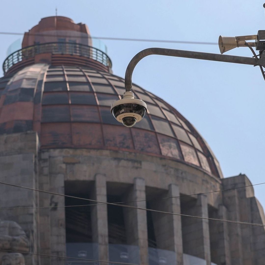 Altavoz de alerta sísmica en CDMX. Foto: Cuartoscuro | Archivo