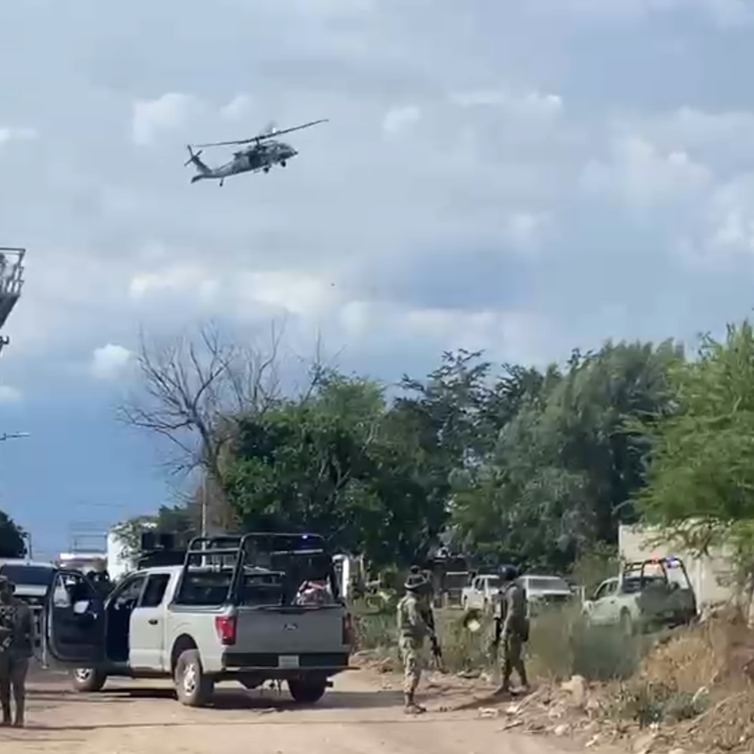 Enfrentamiento Entre Civiles Armados y Marina en el Campo El Diez en Culiacán, Sinaloa