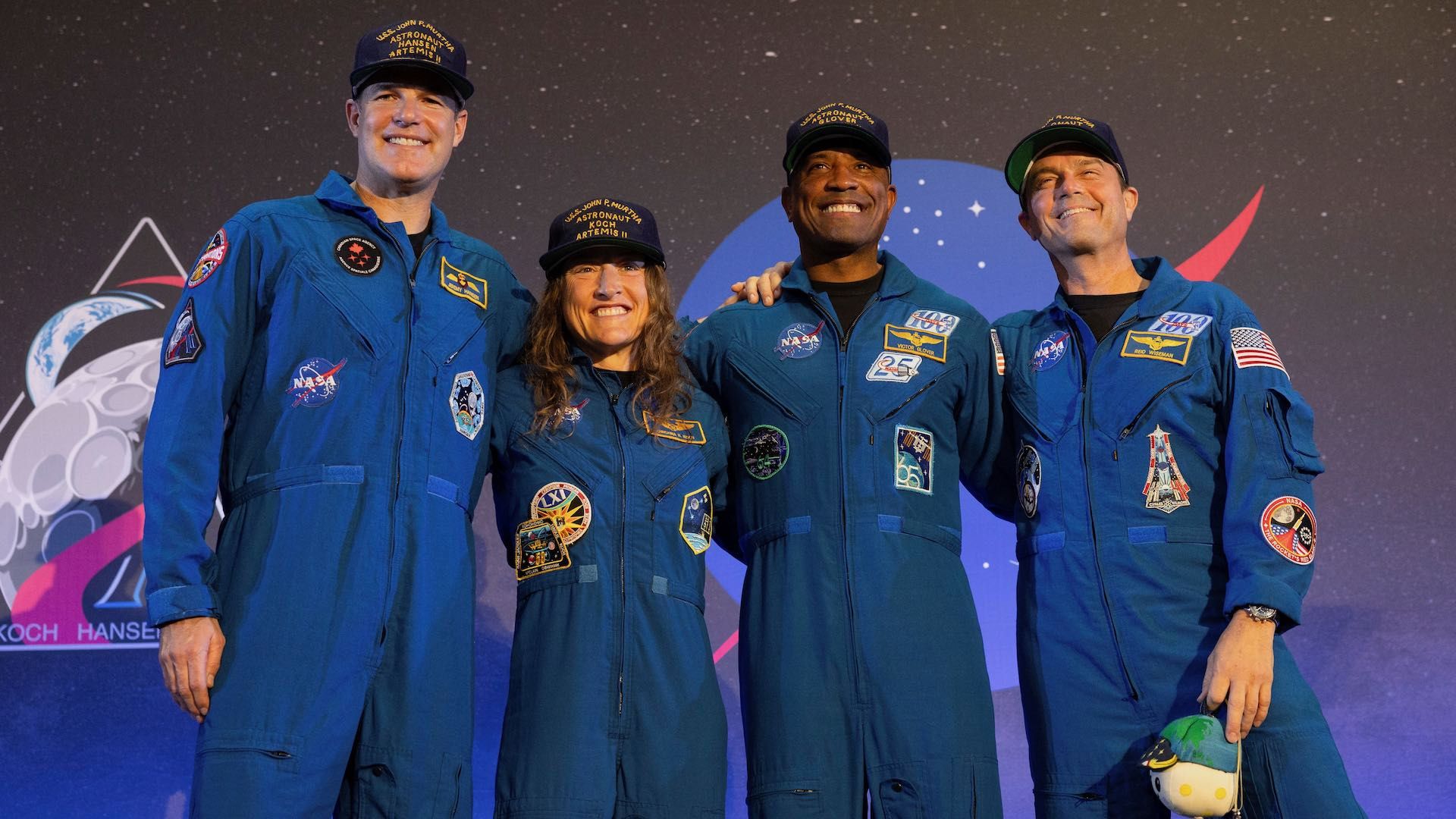 Astronautas de la misión Artemis II hablaron de su experiencia en el espacio