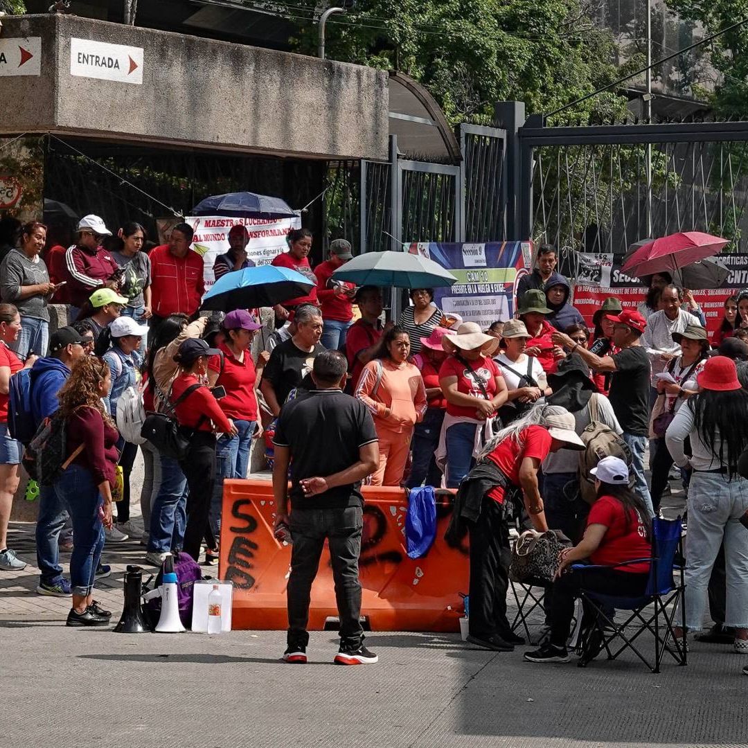 Protesta de la CNTE en la Ciudad de México el 3 de junio 2026. Foto: Cuartoscuro