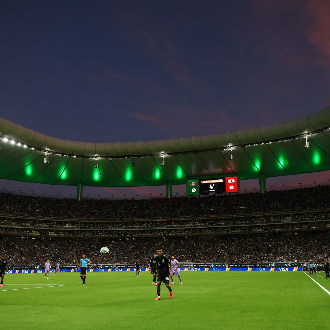 Partido México vs Corea del Sur en el estadio sede Guadalajara del Mundial 2026