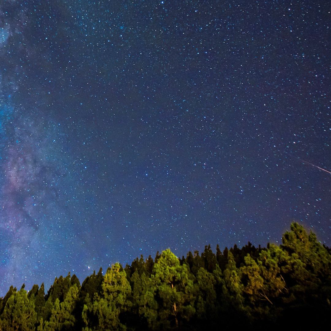 Meteoro de una lluvia de estrellas