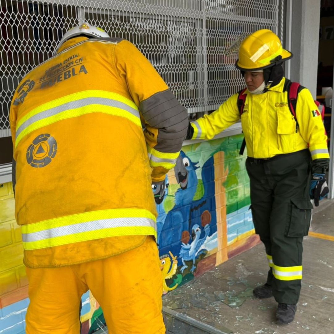 Explosión en Tepeaca deja suspensión de clases presenciales.