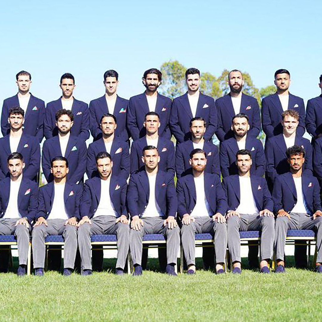 Jugadores de la selección nacional de Irán