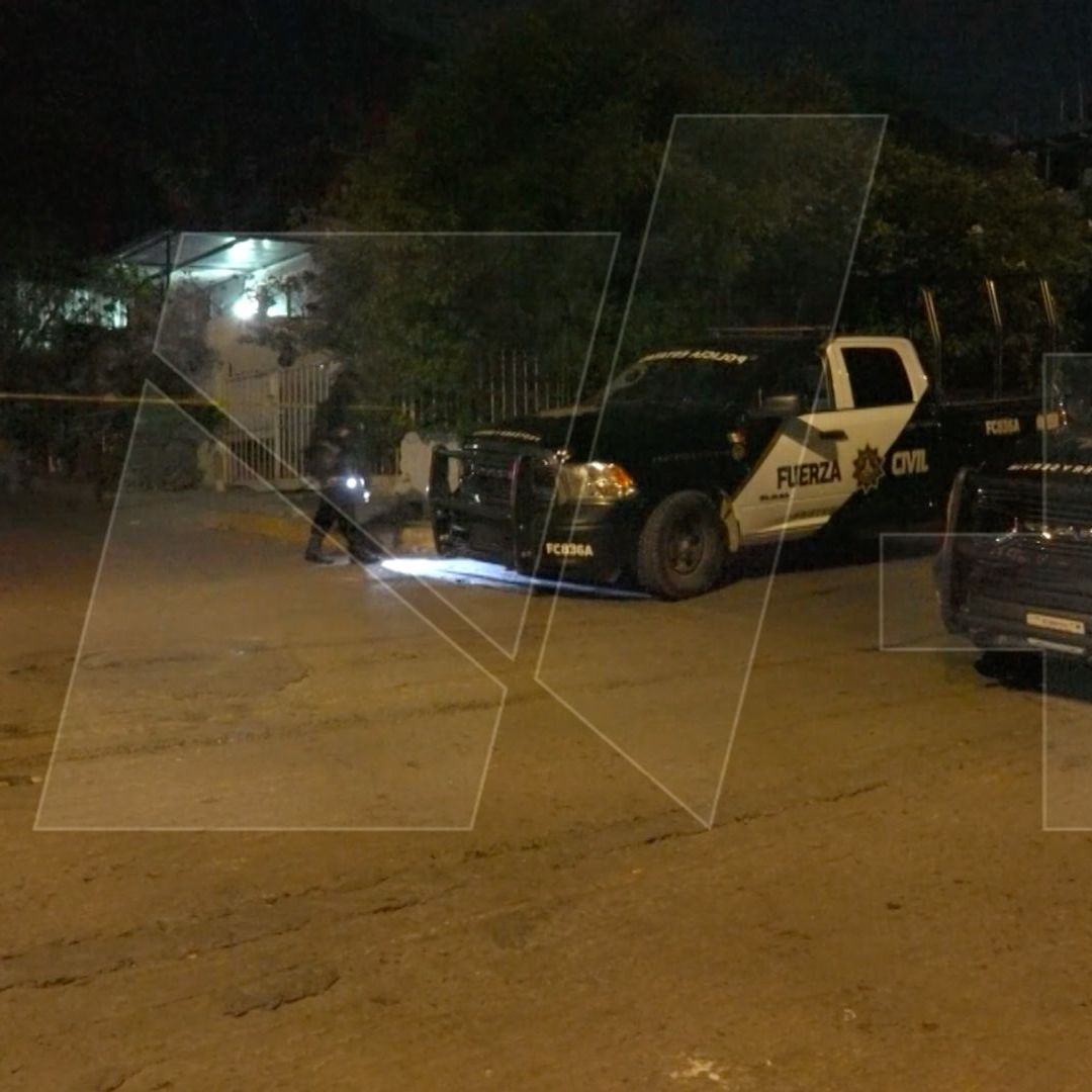 Policía de Monterrey en colonia Los Remates
